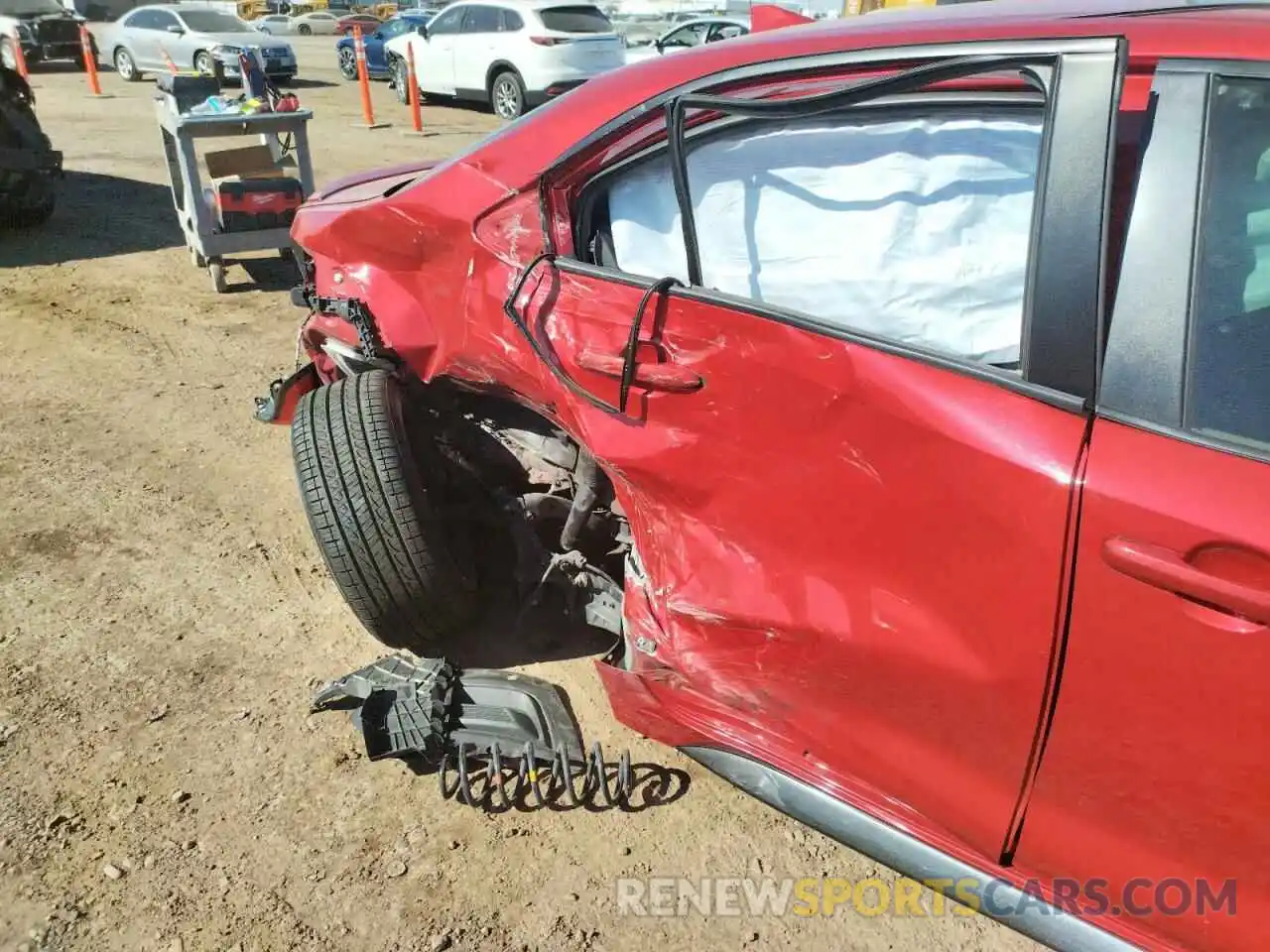 9 Photograph of a damaged car JTDP4RCE4LJ008177 TOYOTA COROLLA 2020