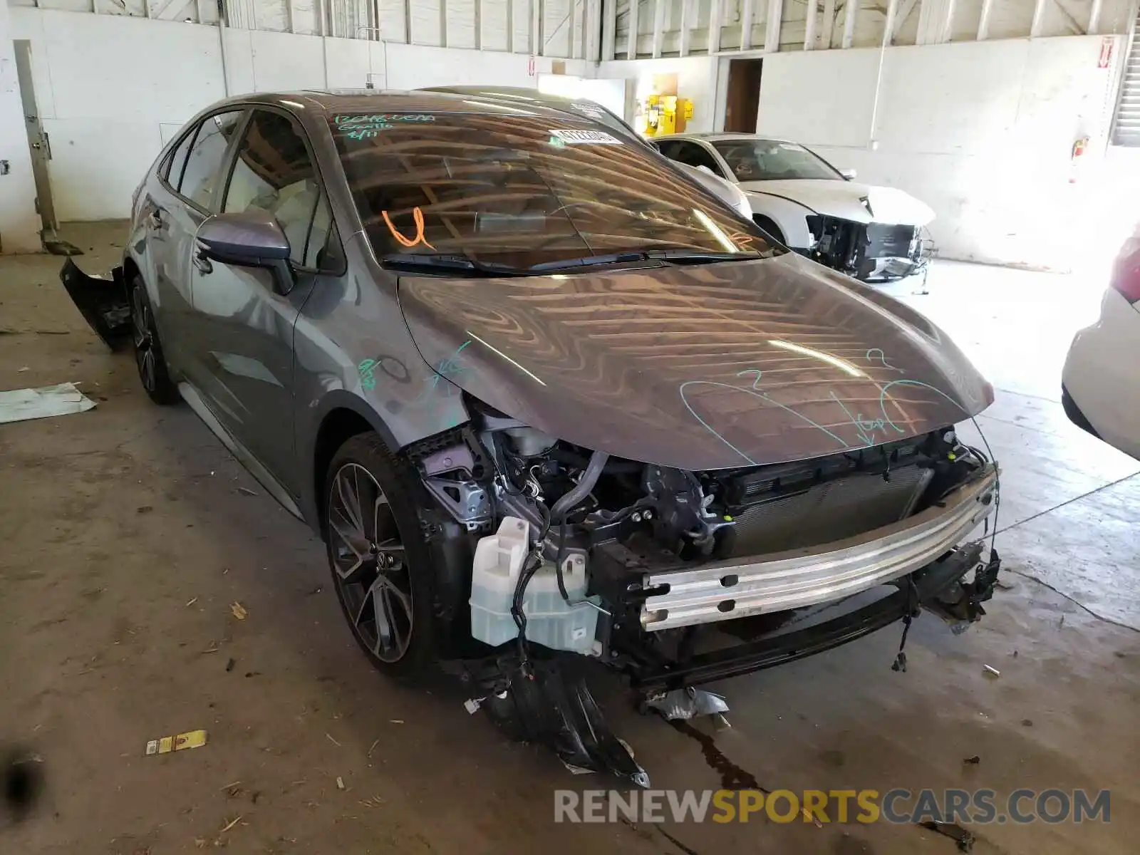 1 Photograph of a damaged car JTDP4RCE4LJ009359 TOYOTA COROLLA 2020