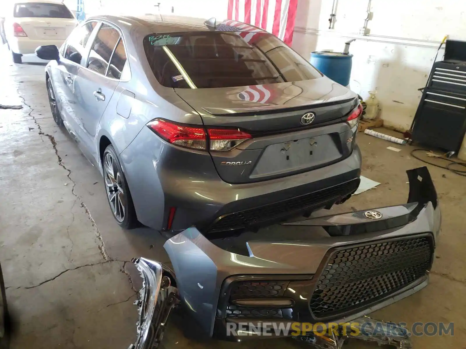 3 Photograph of a damaged car JTDP4RCE4LJ009359 TOYOTA COROLLA 2020