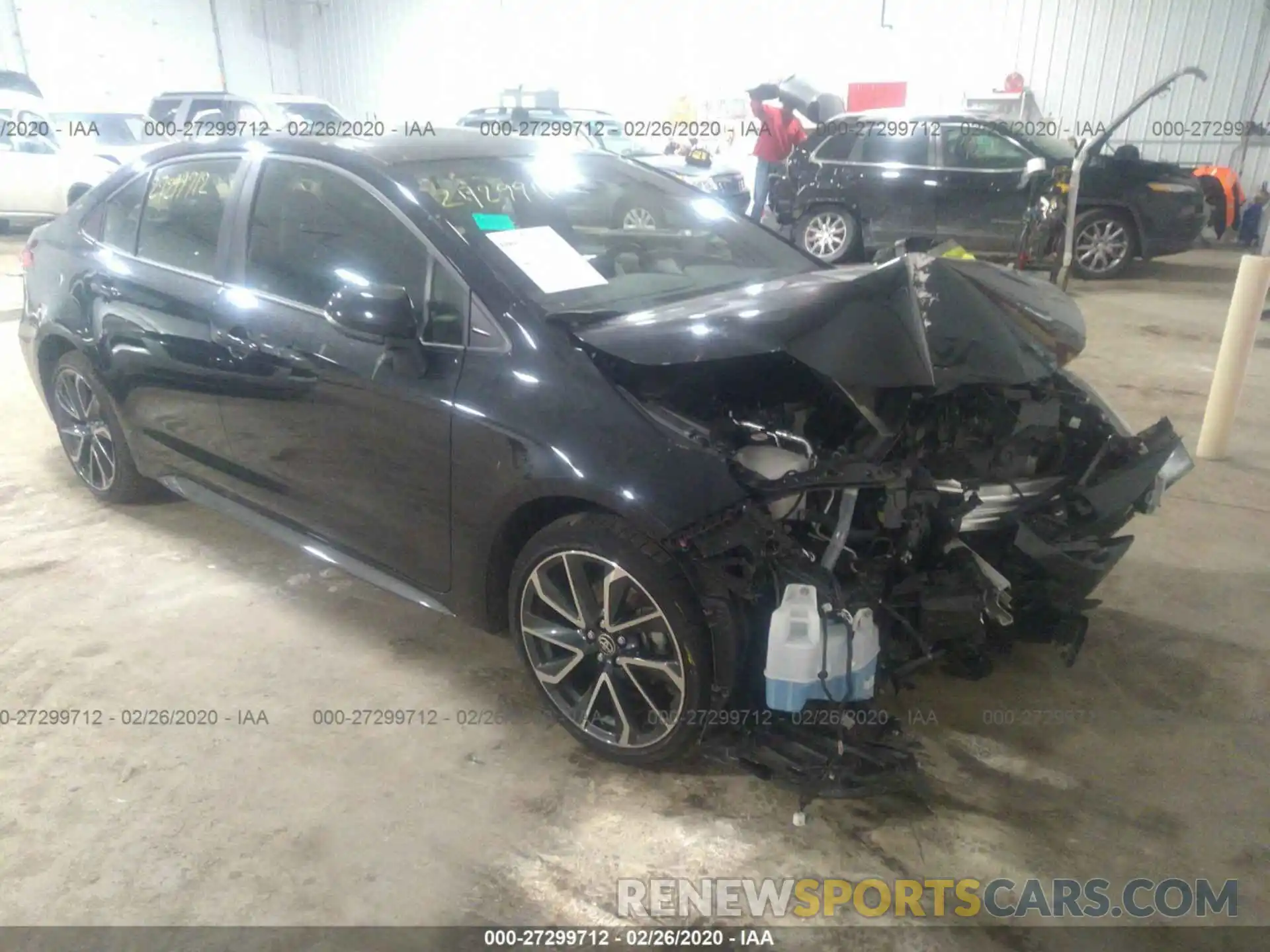 1 Photograph of a damaged car JTDP4RCE4LJ009653 TOYOTA COROLLA 2020