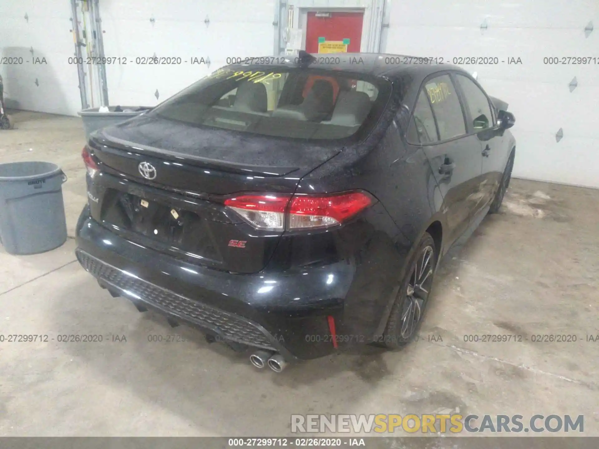 4 Photograph of a damaged car JTDP4RCE4LJ009653 TOYOTA COROLLA 2020