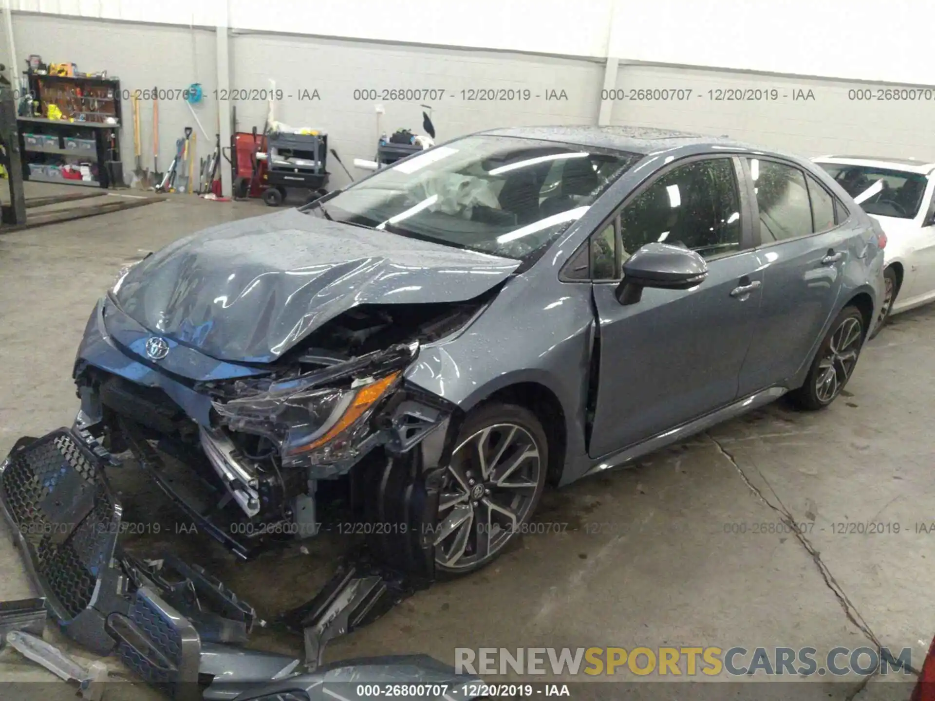 2 Photograph of a damaged car JTDP4RCE4LJ009989 TOYOTA COROLLA 2020