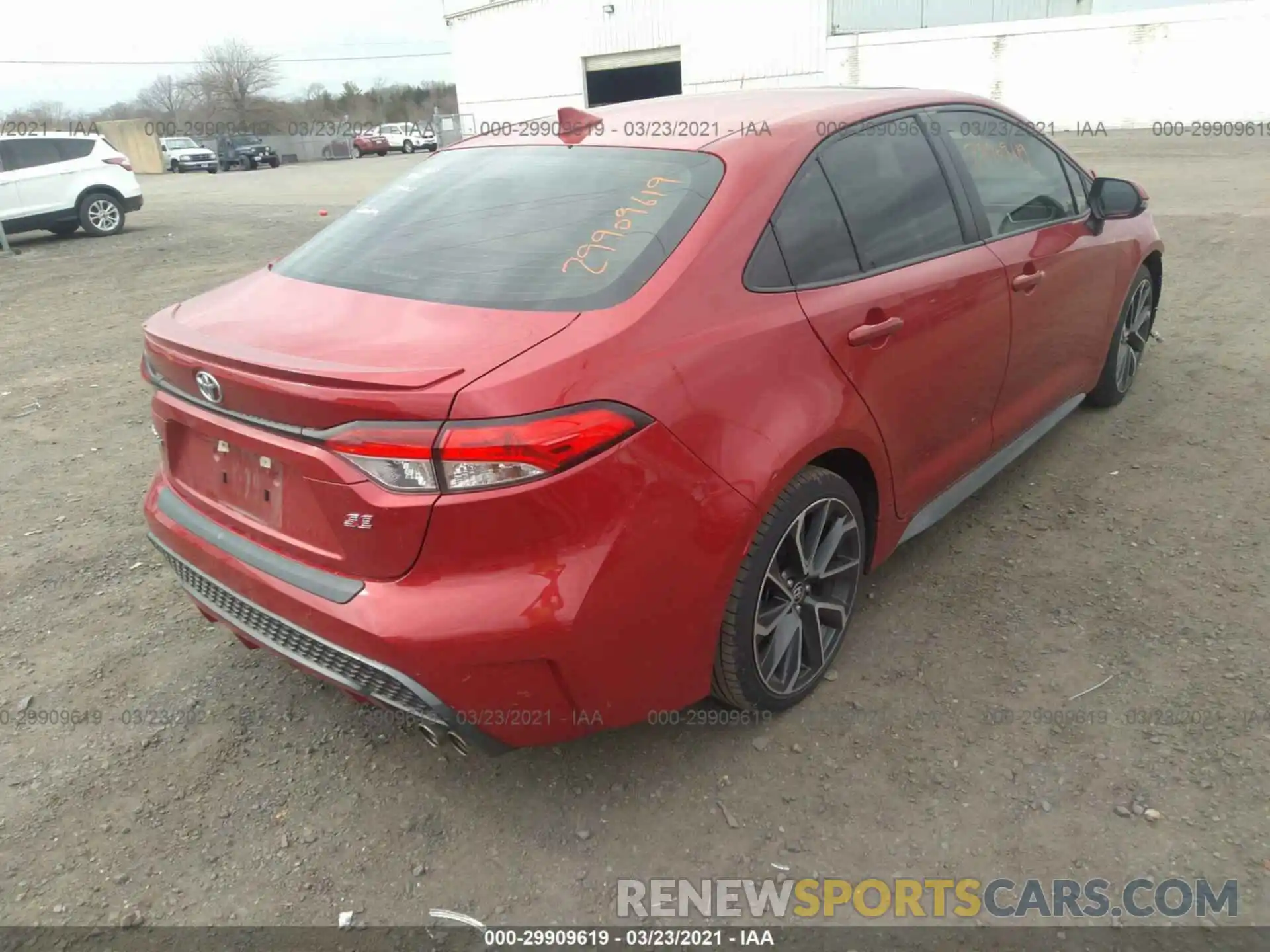 4 Photograph of a damaged car JTDP4RCE4LJ013010 TOYOTA COROLLA 2020