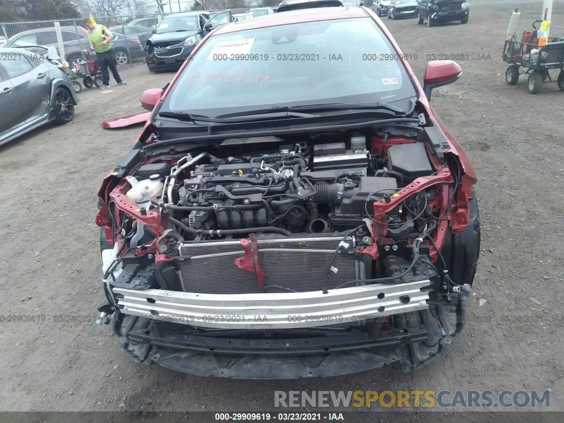 6 Photograph of a damaged car JTDP4RCE4LJ013010 TOYOTA COROLLA 2020