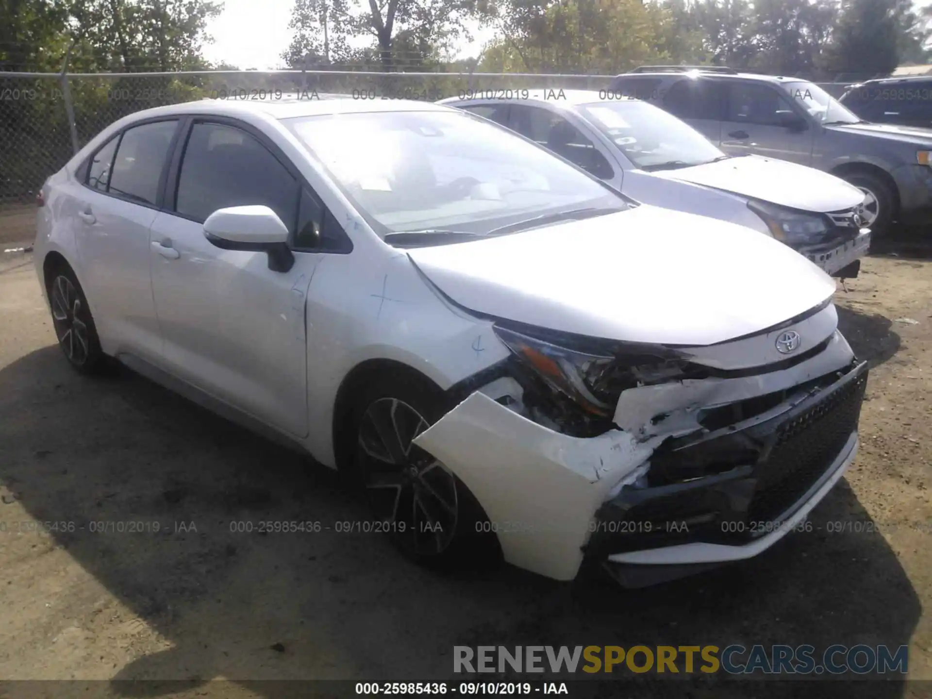 1 Photograph of a damaged car JTDP4RCE4LJ013363 TOYOTA COROLLA 2020