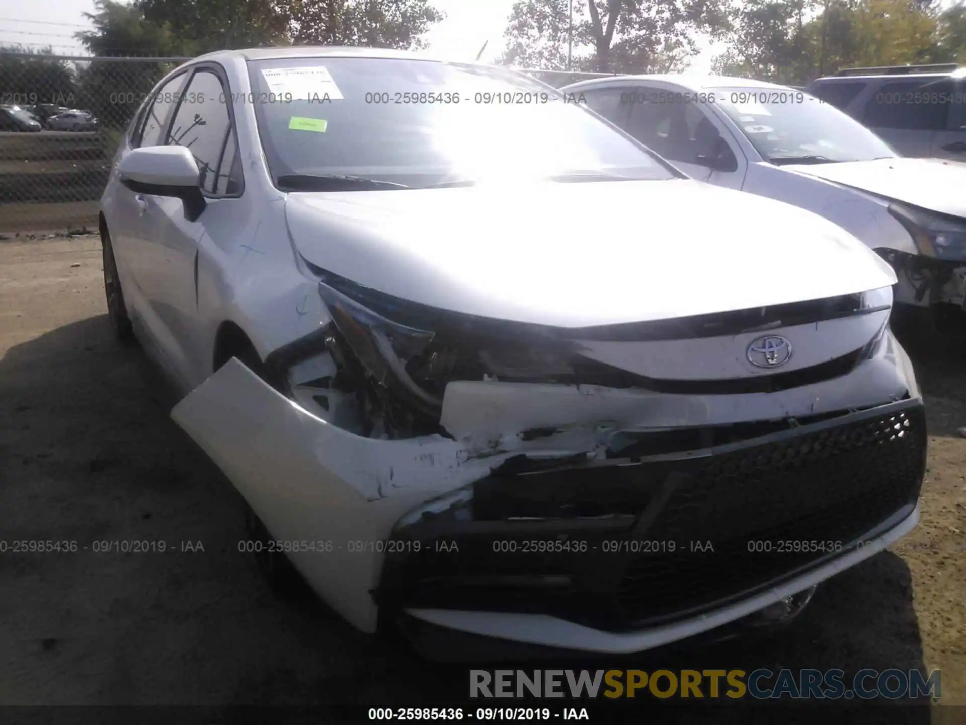 6 Photograph of a damaged car JTDP4RCE4LJ013363 TOYOTA COROLLA 2020