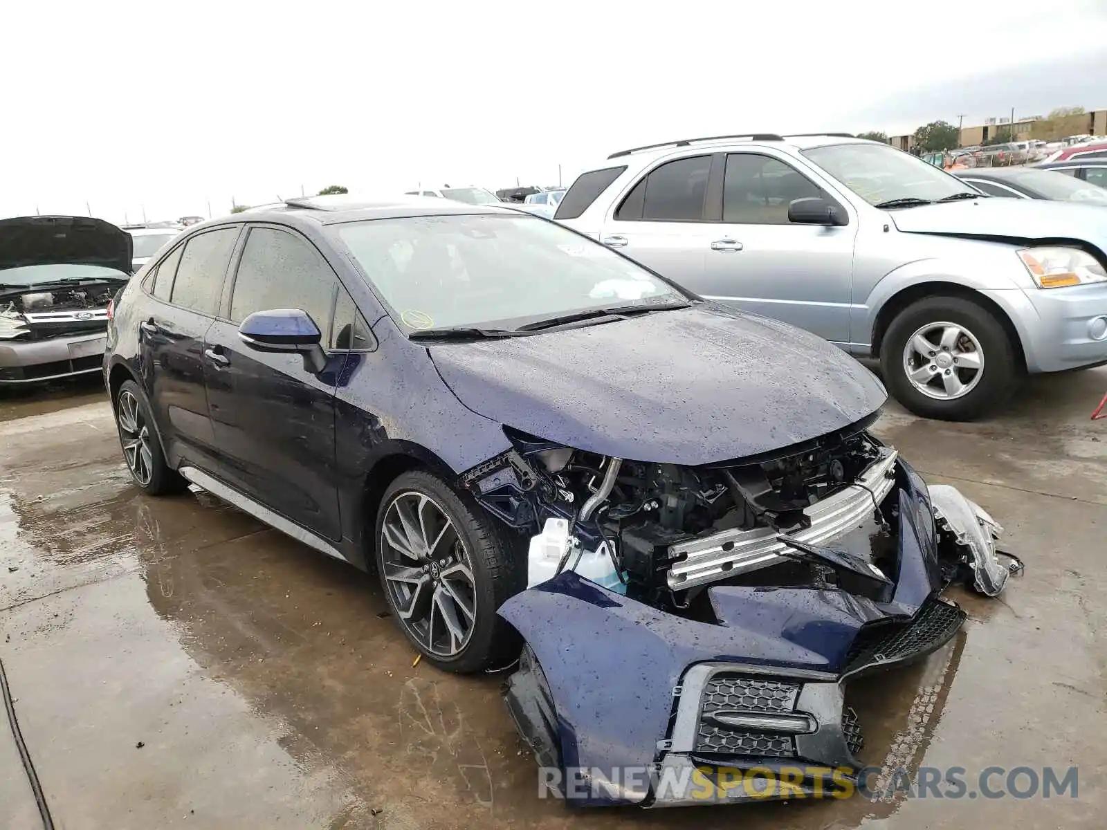 1 Photograph of a damaged car JTDP4RCE4LJ013587 TOYOTA COROLLA 2020