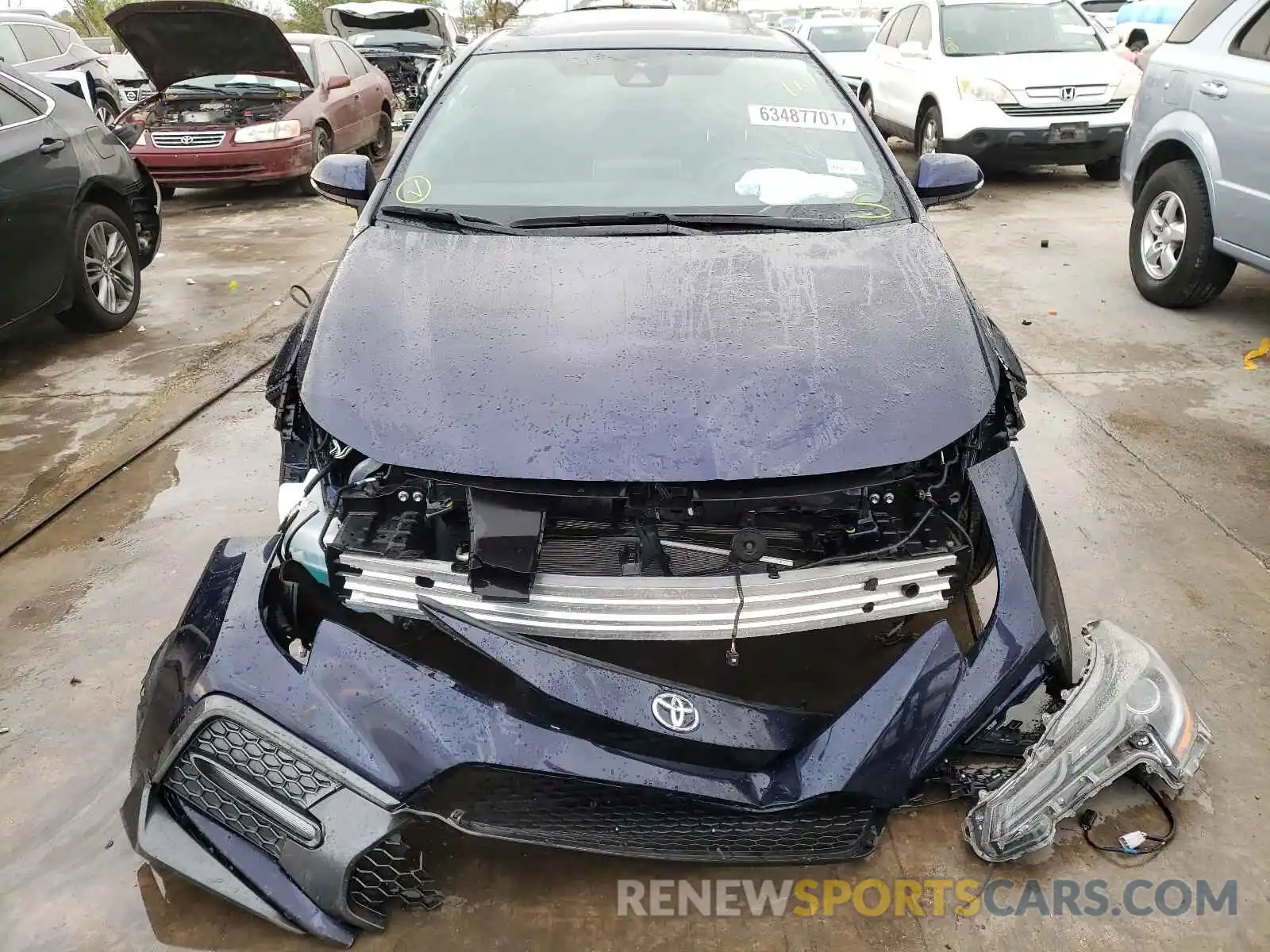 9 Photograph of a damaged car JTDP4RCE4LJ013587 TOYOTA COROLLA 2020