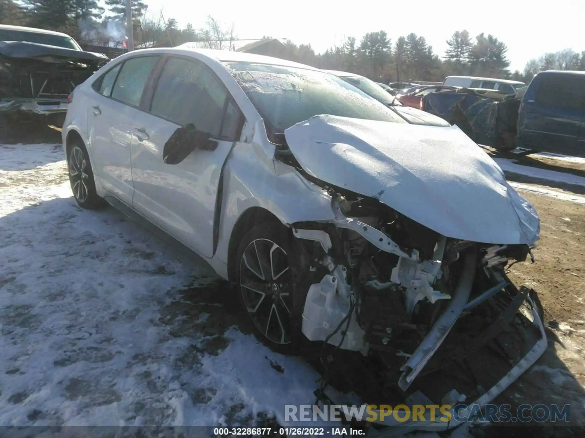 1 Photograph of a damaged car JTDP4RCE4LJ013931 TOYOTA COROLLA 2020