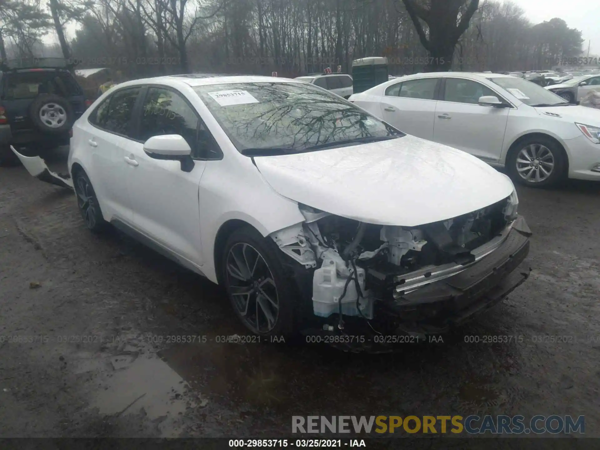 1 Photograph of a damaged car JTDP4RCE4LJ017414 TOYOTA COROLLA 2020