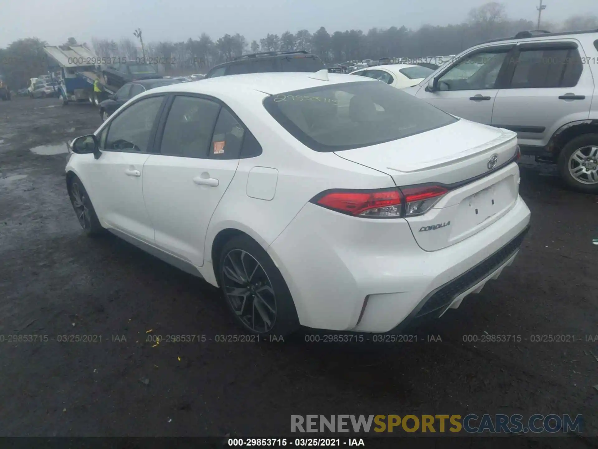 3 Photograph of a damaged car JTDP4RCE4LJ017414 TOYOTA COROLLA 2020