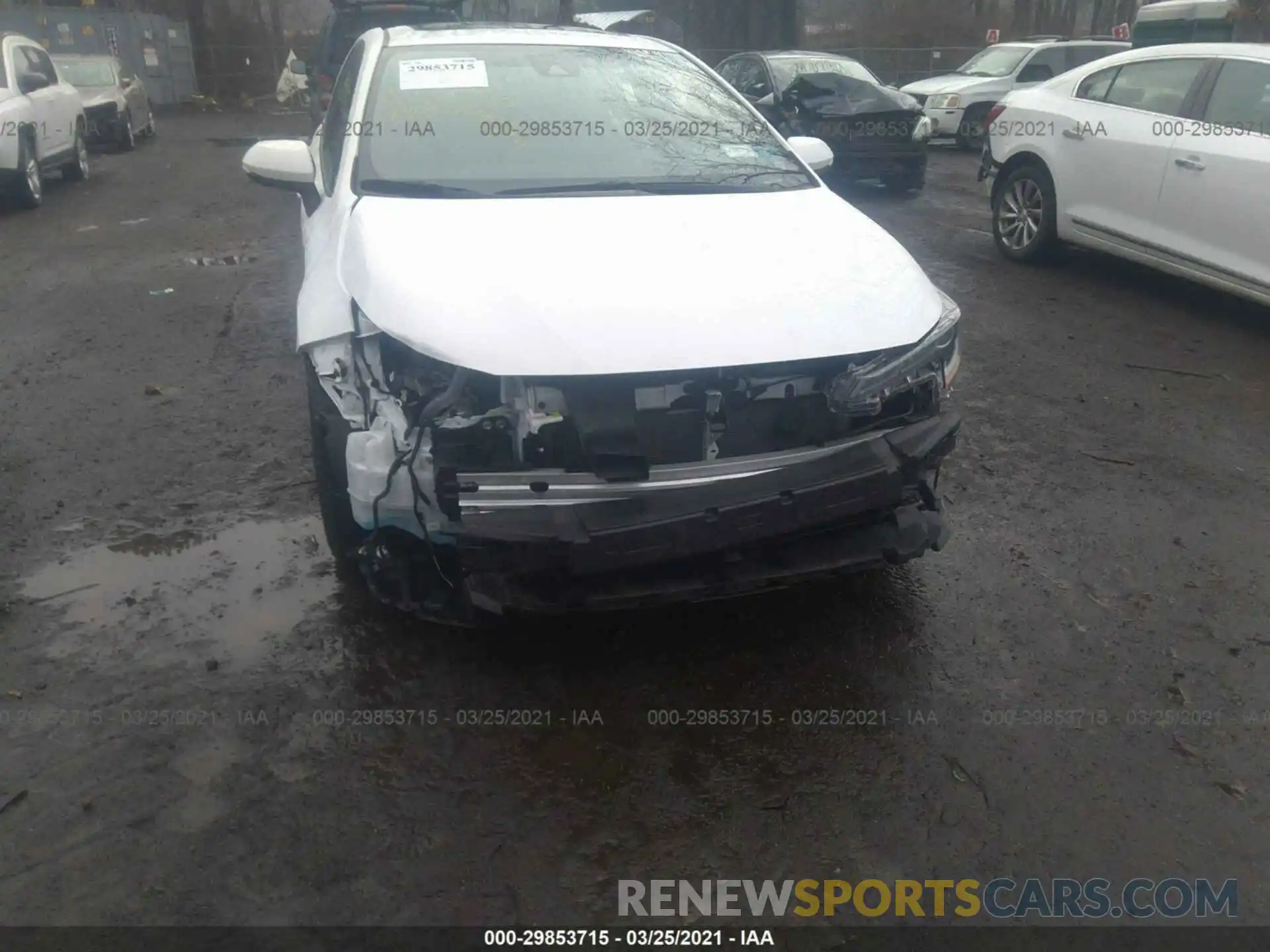 6 Photograph of a damaged car JTDP4RCE4LJ017414 TOYOTA COROLLA 2020