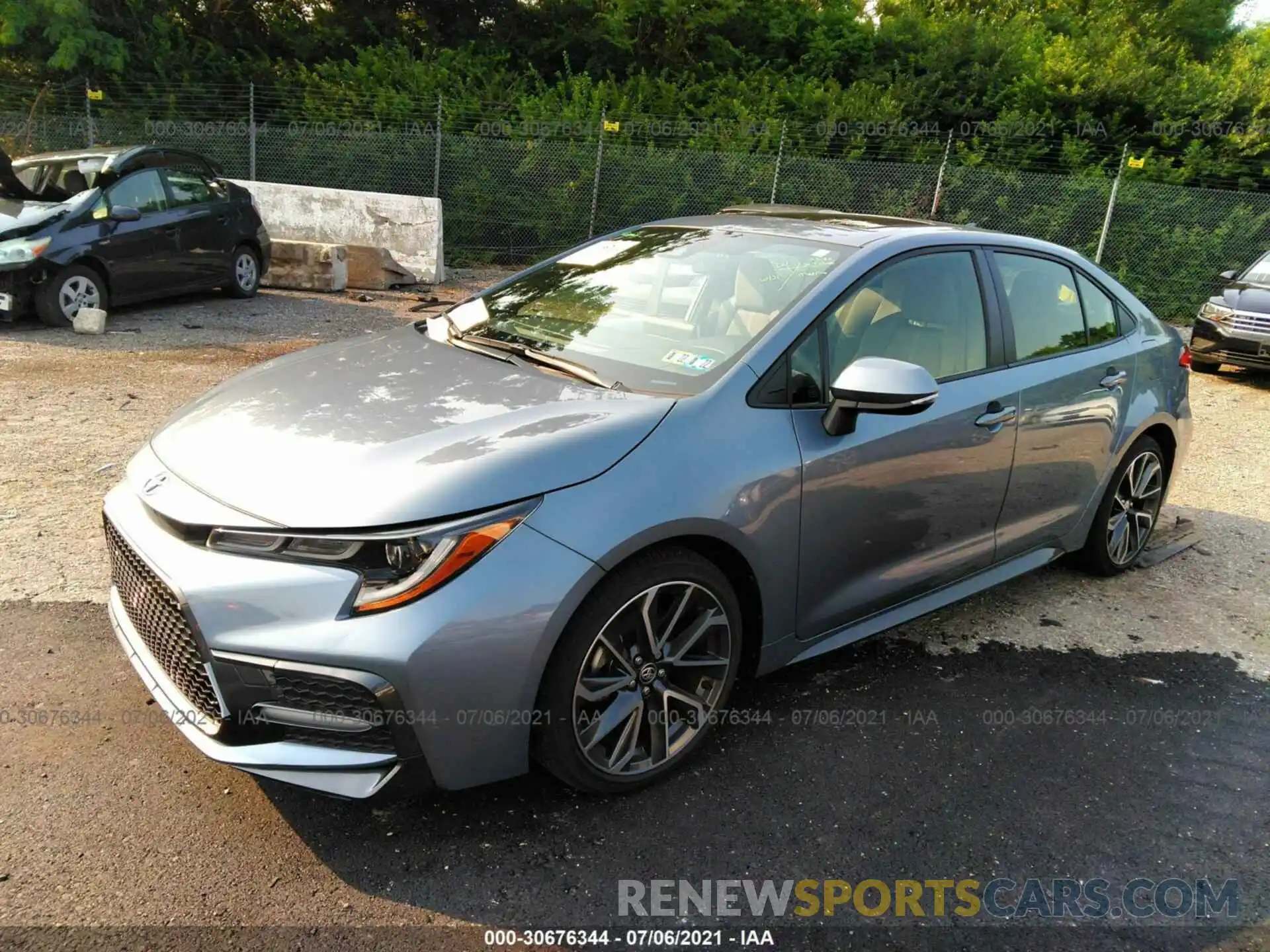 2 Photograph of a damaged car JTDP4RCE4LJ018000 TOYOTA COROLLA 2020