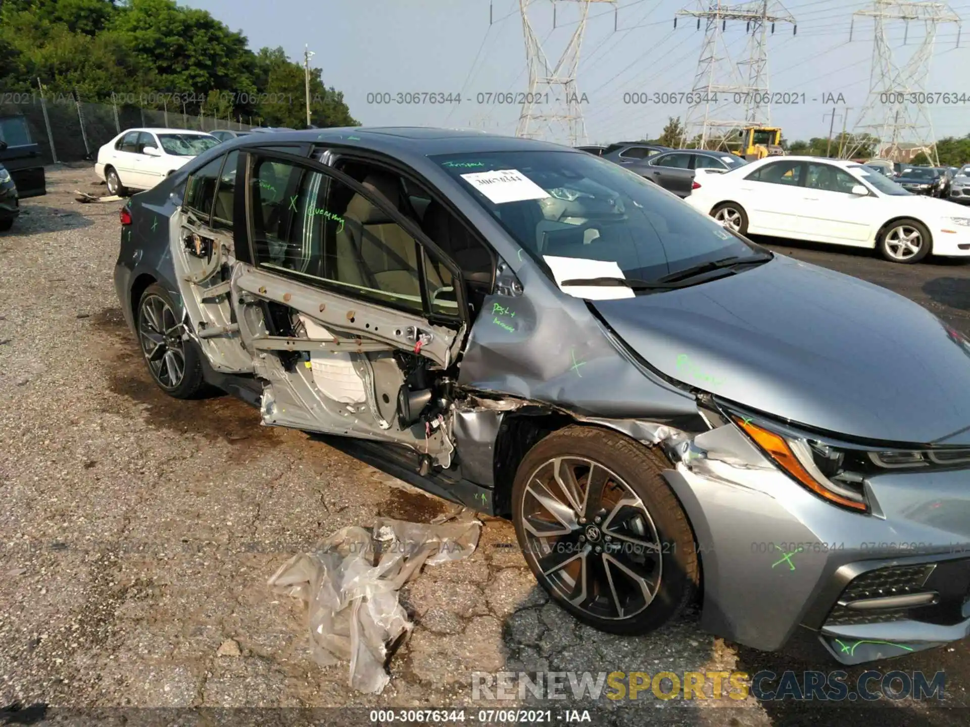 6 Photograph of a damaged car JTDP4RCE4LJ018000 TOYOTA COROLLA 2020