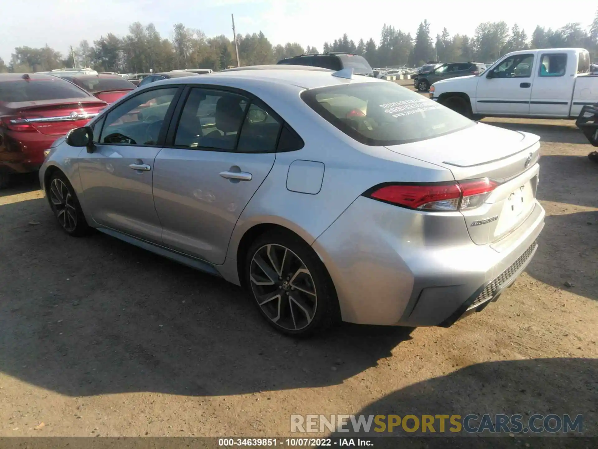 3 Photograph of a damaged car JTDP4RCE4LJ020362 TOYOTA COROLLA 2020