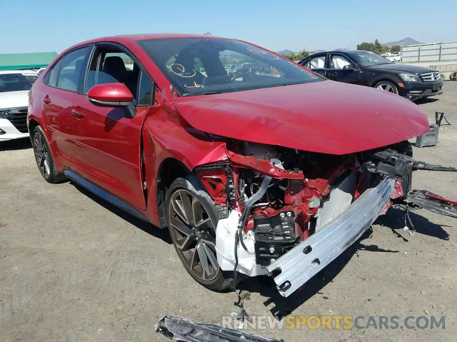 1 Photograph of a damaged car JTDP4RCE4LJ021799 TOYOTA COROLLA 2020