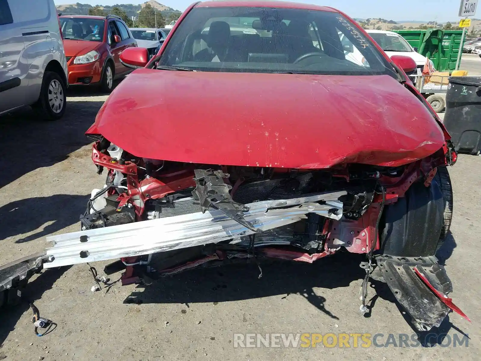 9 Photograph of a damaged car JTDP4RCE4LJ021799 TOYOTA COROLLA 2020