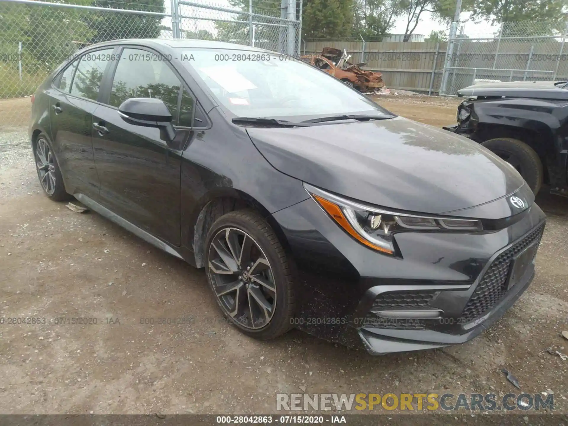 1 Photograph of a damaged car JTDP4RCE4LJ029496 TOYOTA COROLLA 2020