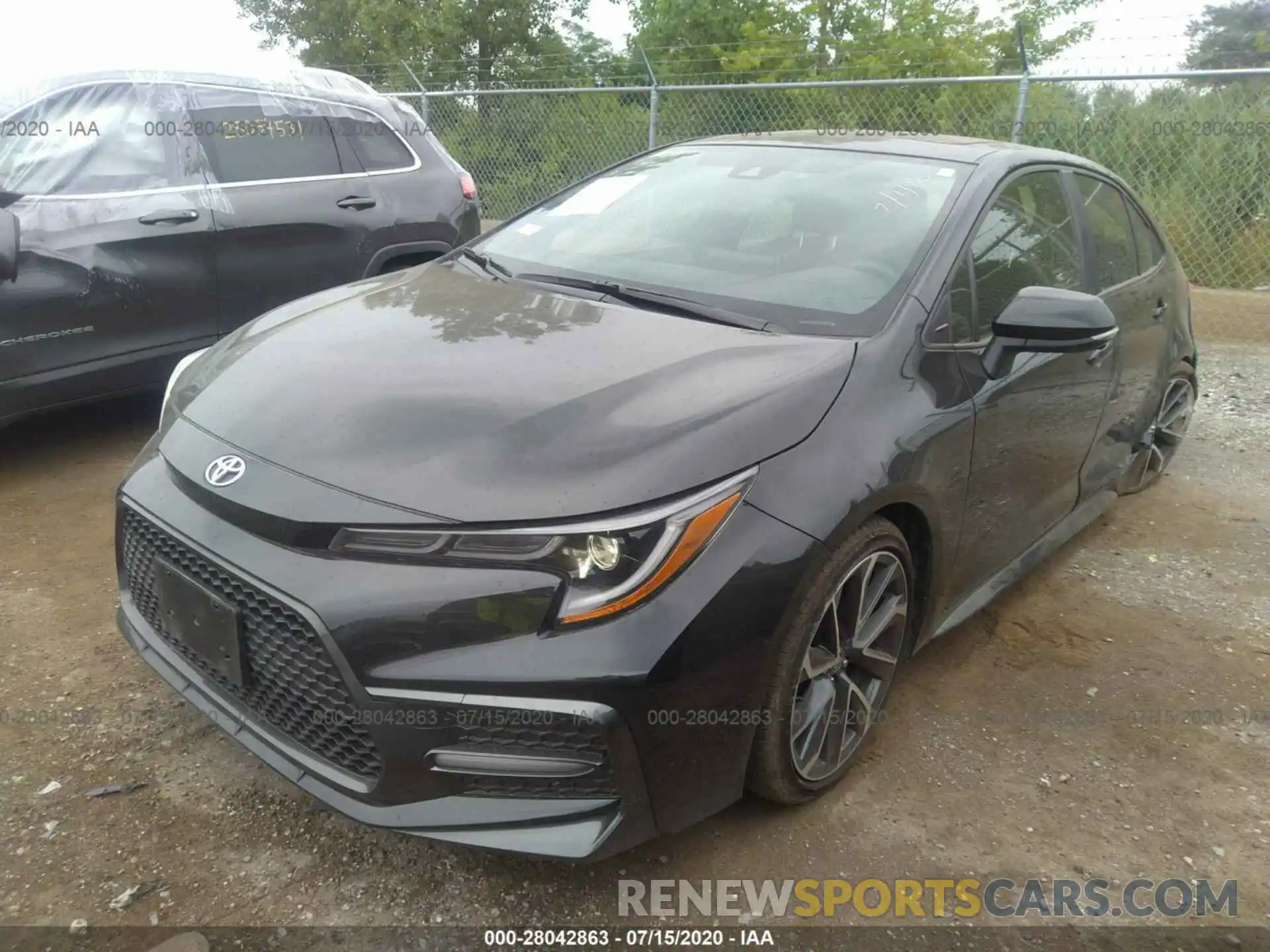 2 Photograph of a damaged car JTDP4RCE4LJ029496 TOYOTA COROLLA 2020