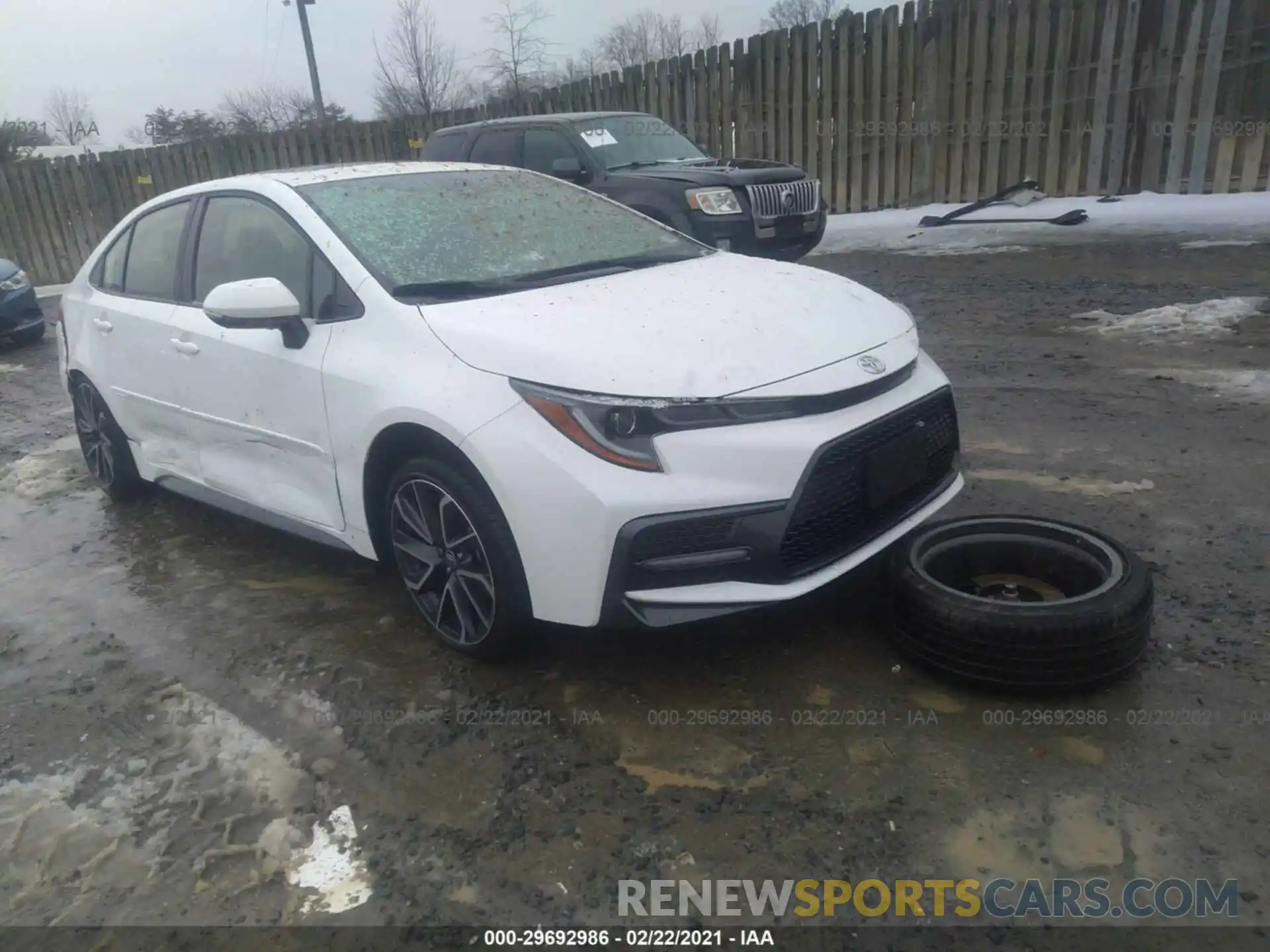 1 Photograph of a damaged car JTDP4RCE4LJ034553 TOYOTA COROLLA 2020