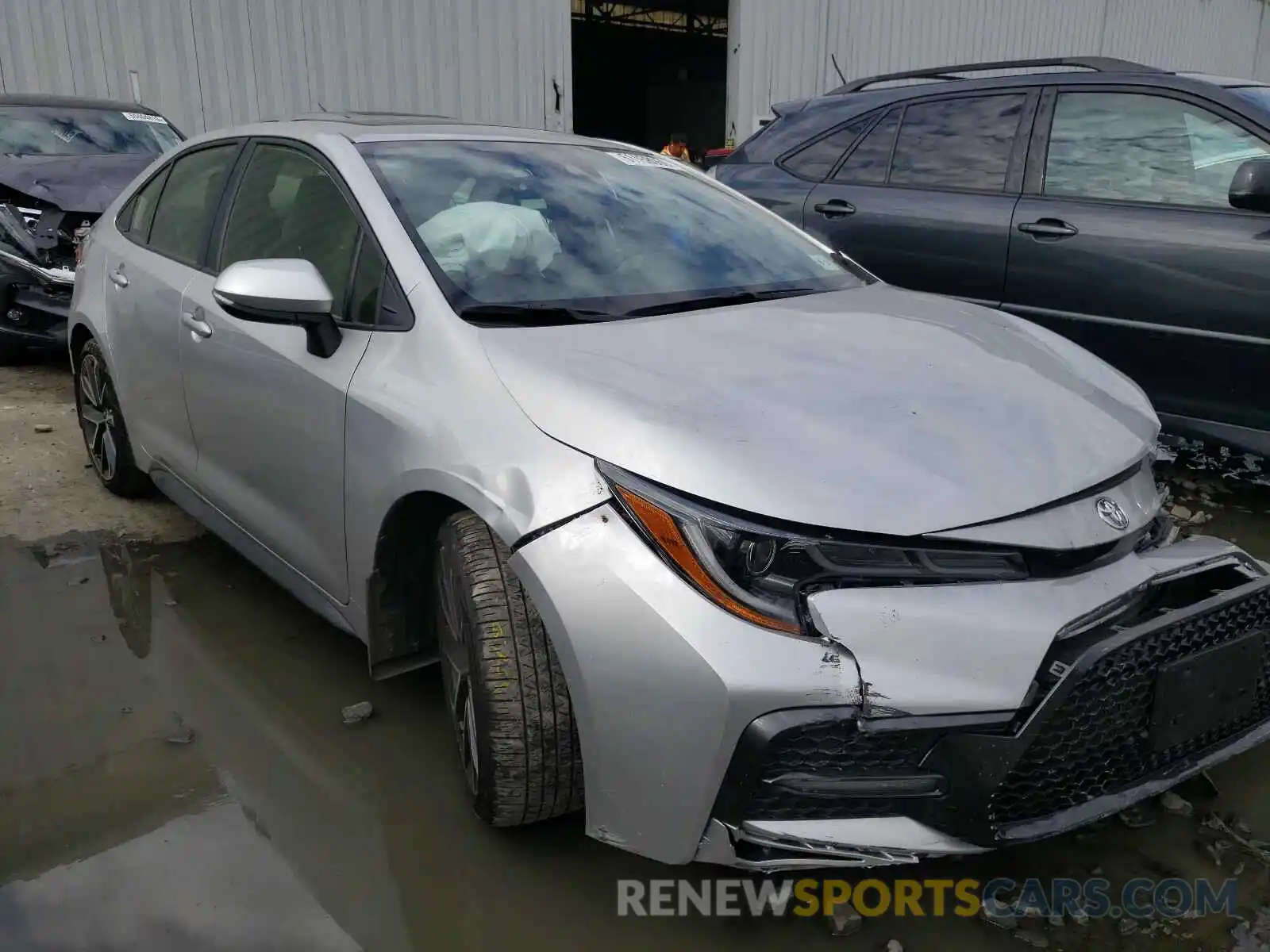 1 Photograph of a damaged car JTDP4RCE4LJ035833 TOYOTA COROLLA 2020