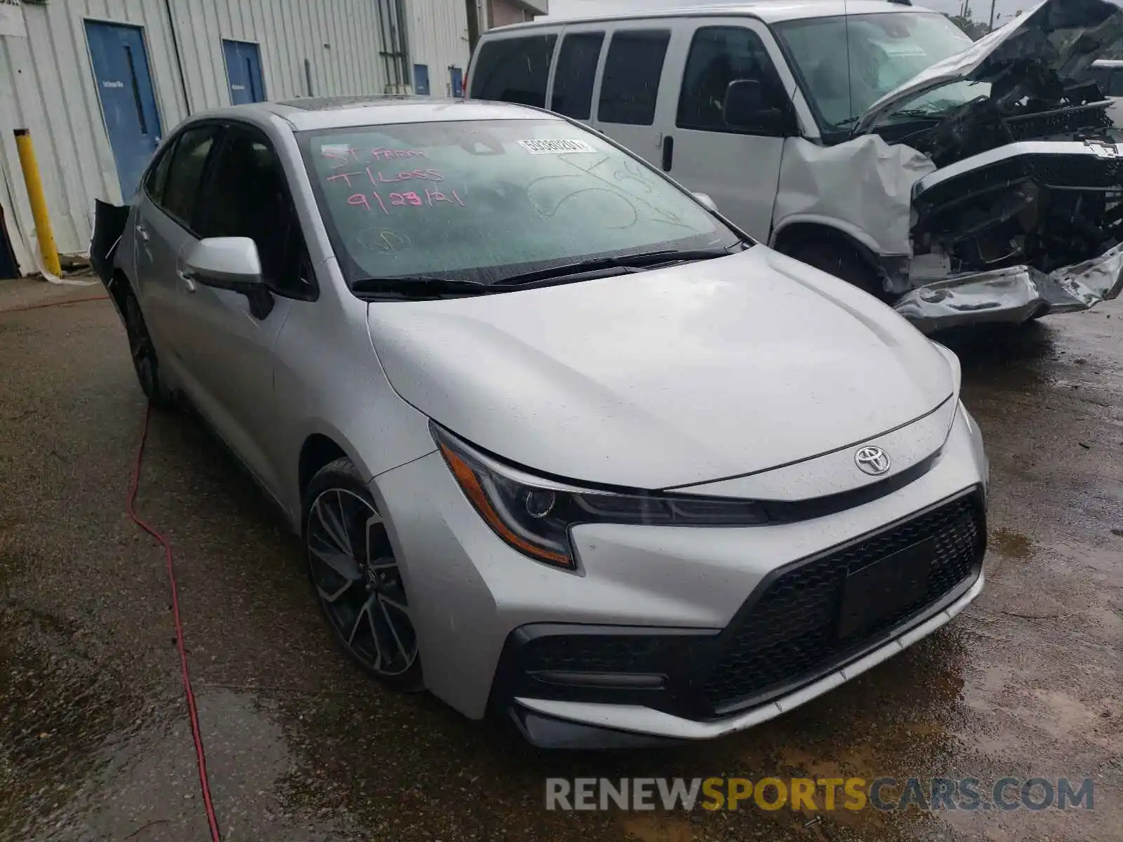 1 Photograph of a damaged car JTDP4RCE4LJ038151 TOYOTA COROLLA 2020