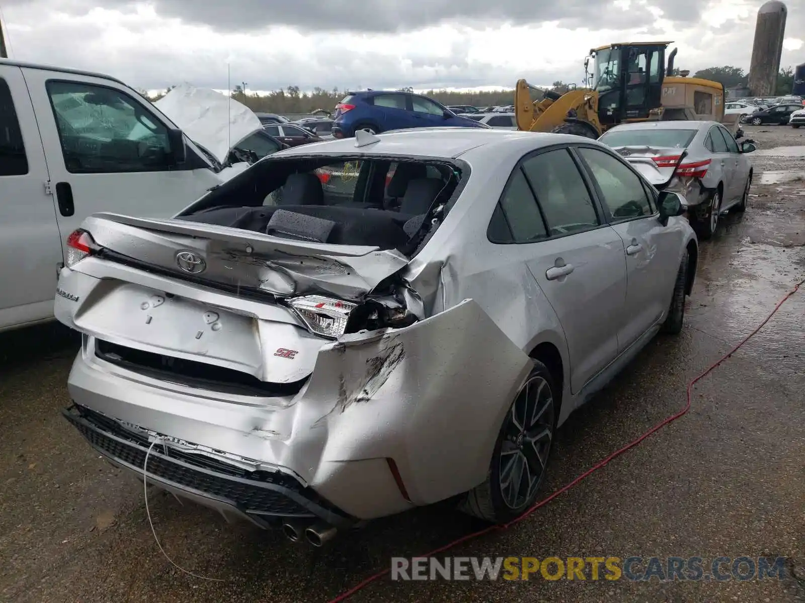 4 Photograph of a damaged car JTDP4RCE4LJ038151 TOYOTA COROLLA 2020