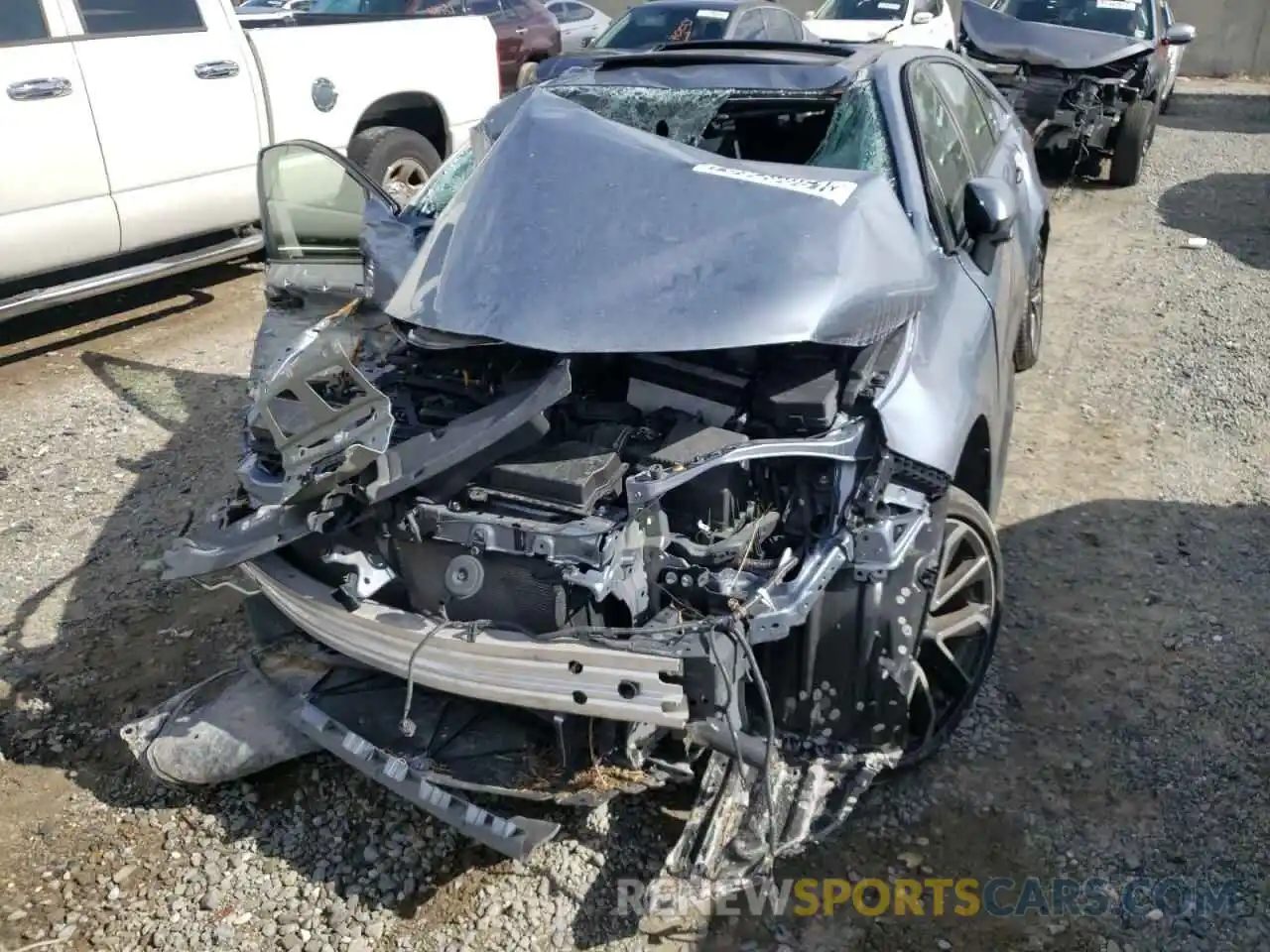 2 Photograph of a damaged car JTDP4RCE4LJ040465 TOYOTA COROLLA 2020