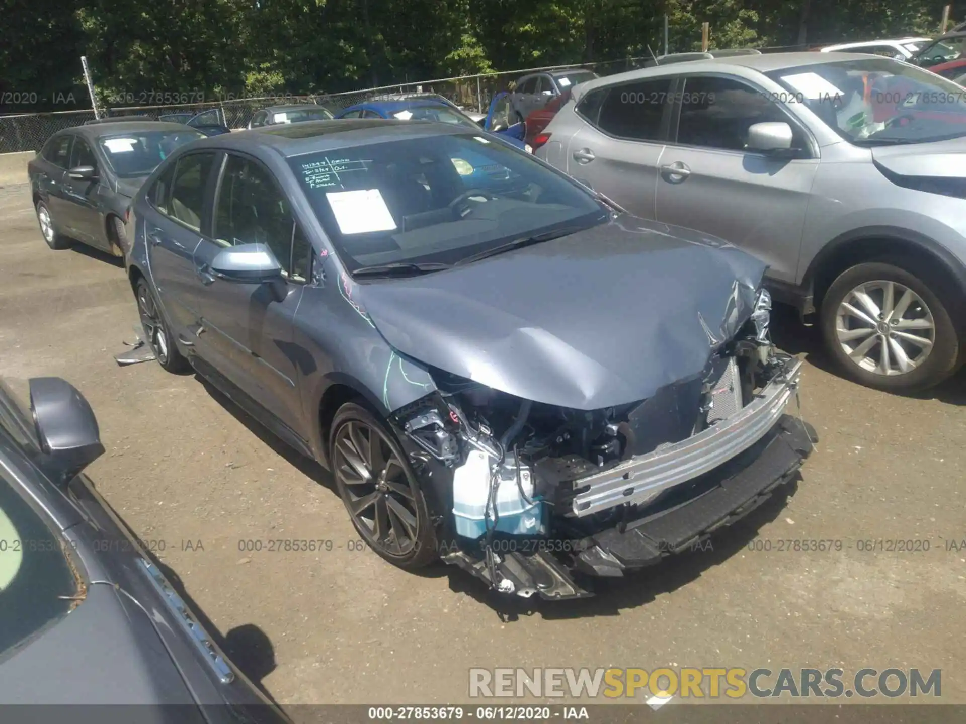 1 Photograph of a damaged car JTDP4RCE4LJ041664 TOYOTA COROLLA 2020