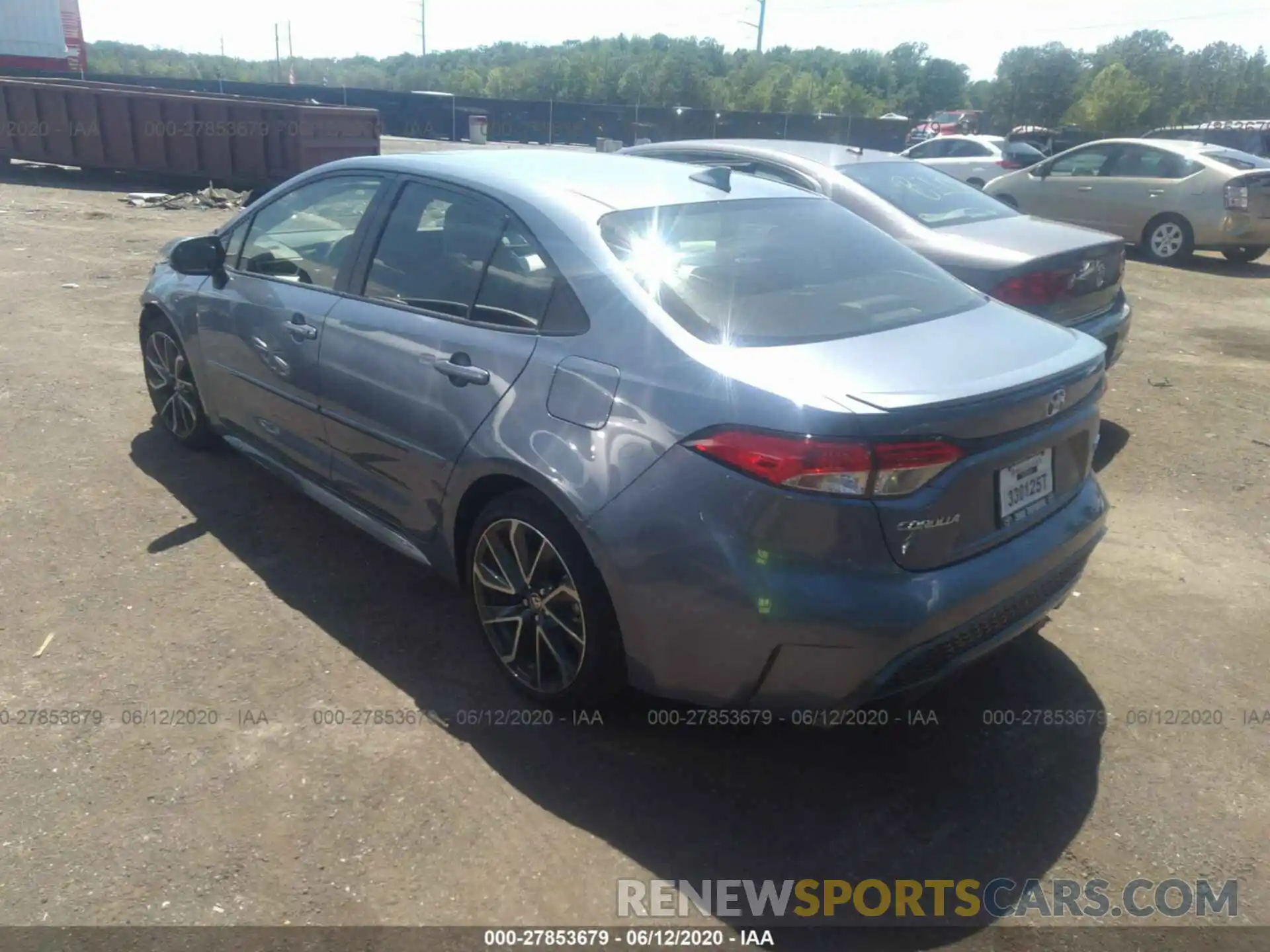 3 Photograph of a damaged car JTDP4RCE4LJ041664 TOYOTA COROLLA 2020