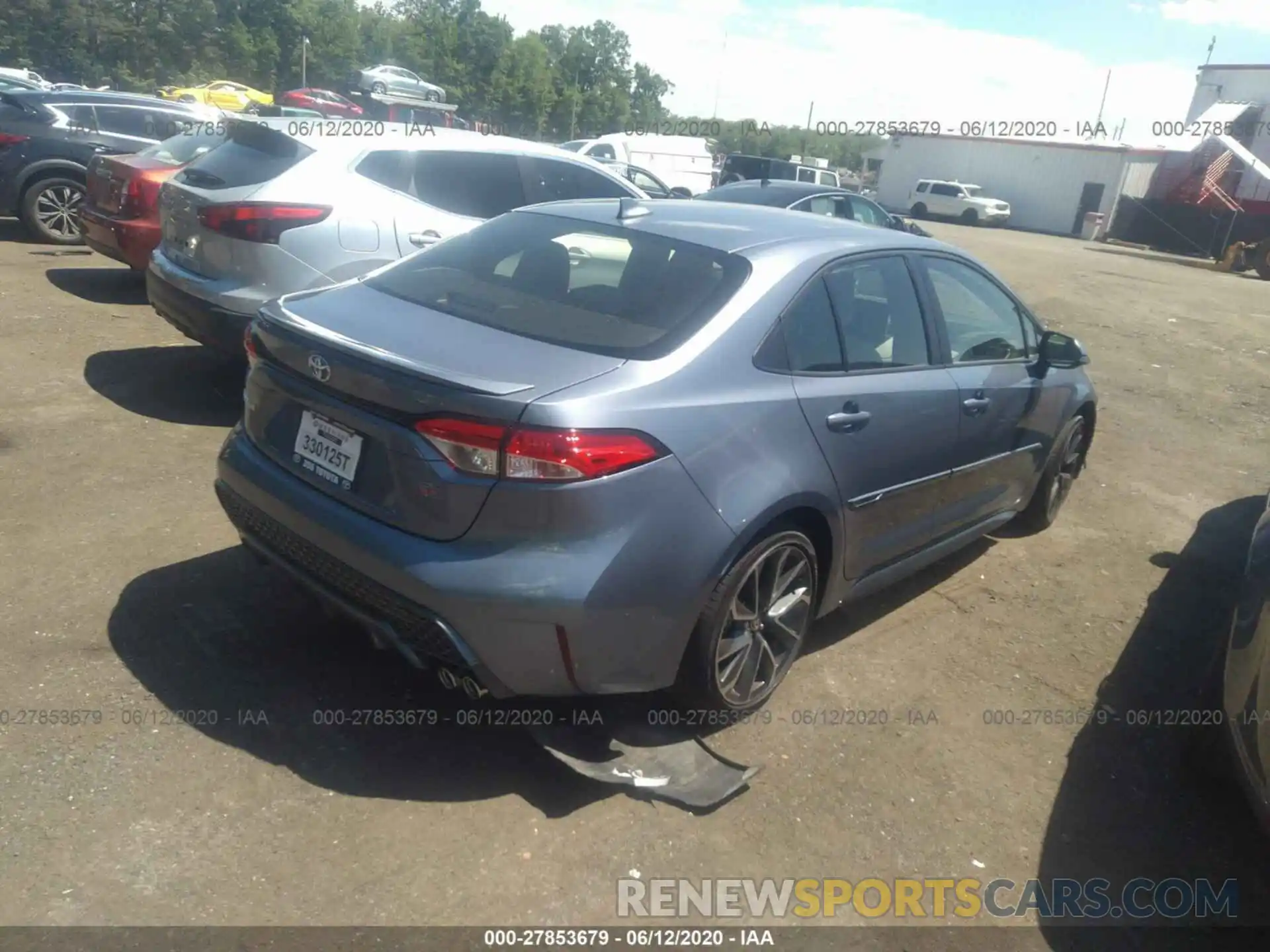 4 Photograph of a damaged car JTDP4RCE4LJ041664 TOYOTA COROLLA 2020