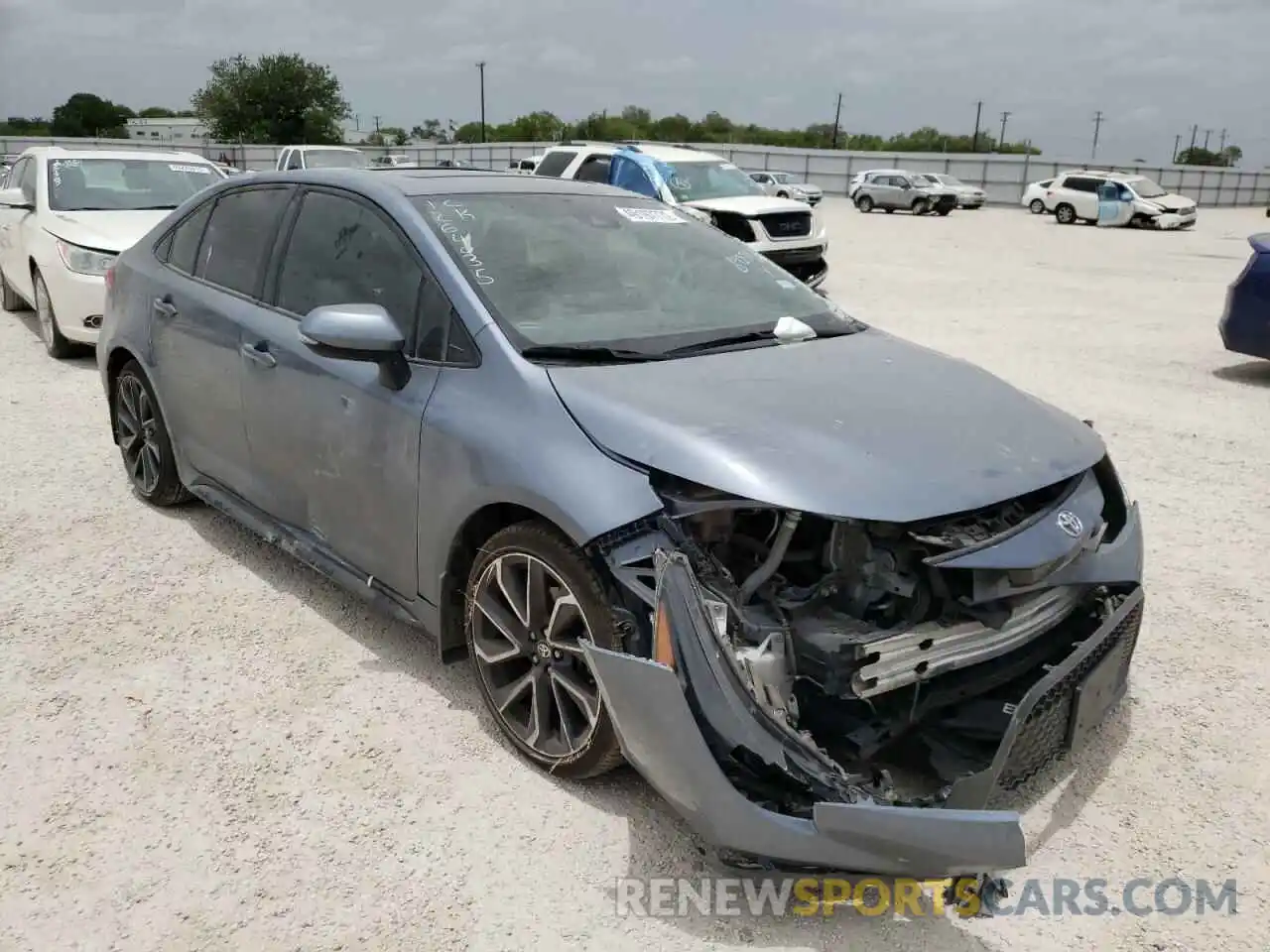 1 Photograph of a damaged car JTDP4RCE4LJ044113 TOYOTA COROLLA 2020