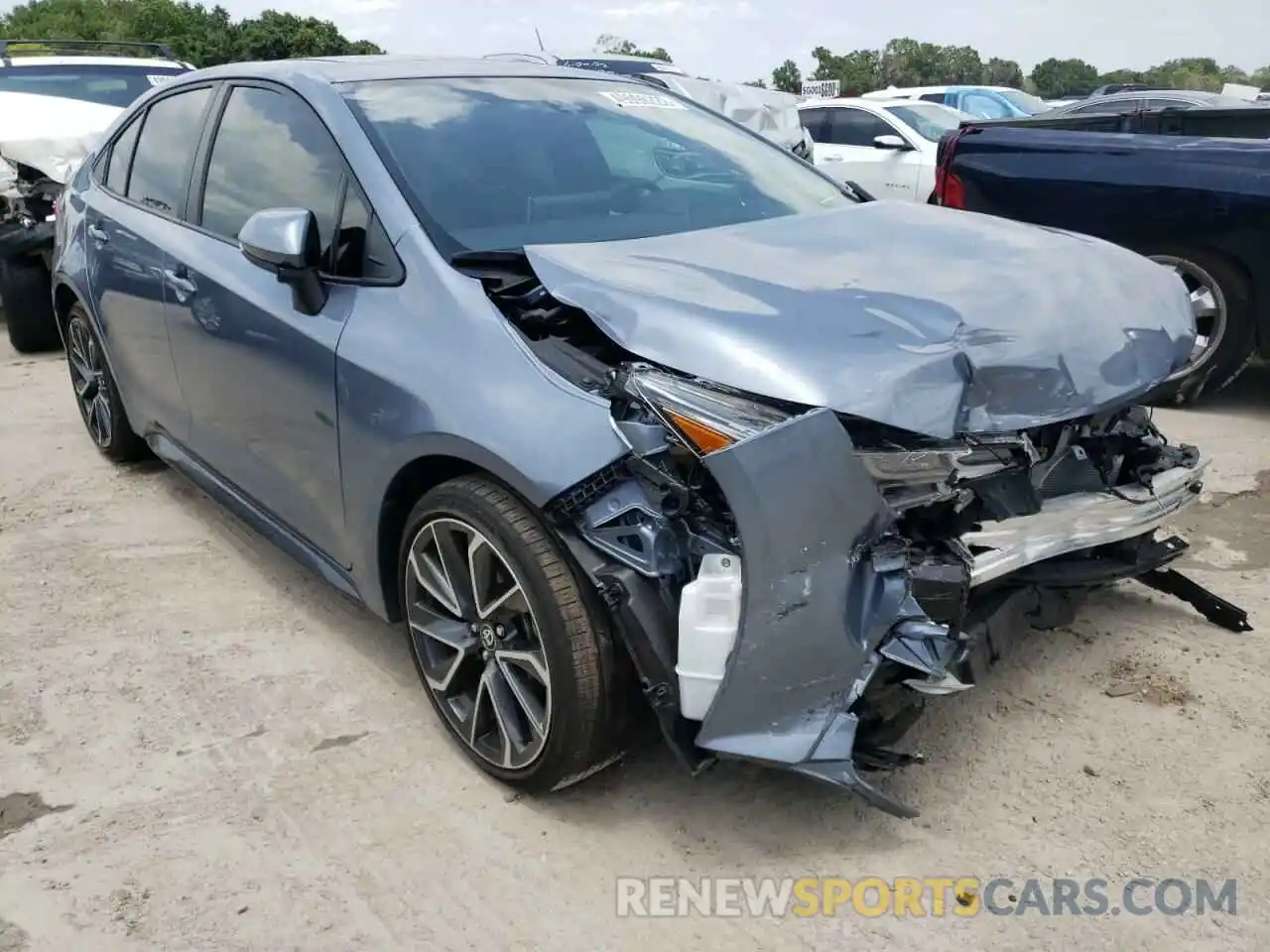 1 Photograph of a damaged car JTDP4RCE4LJ046489 TOYOTA COROLLA 2020