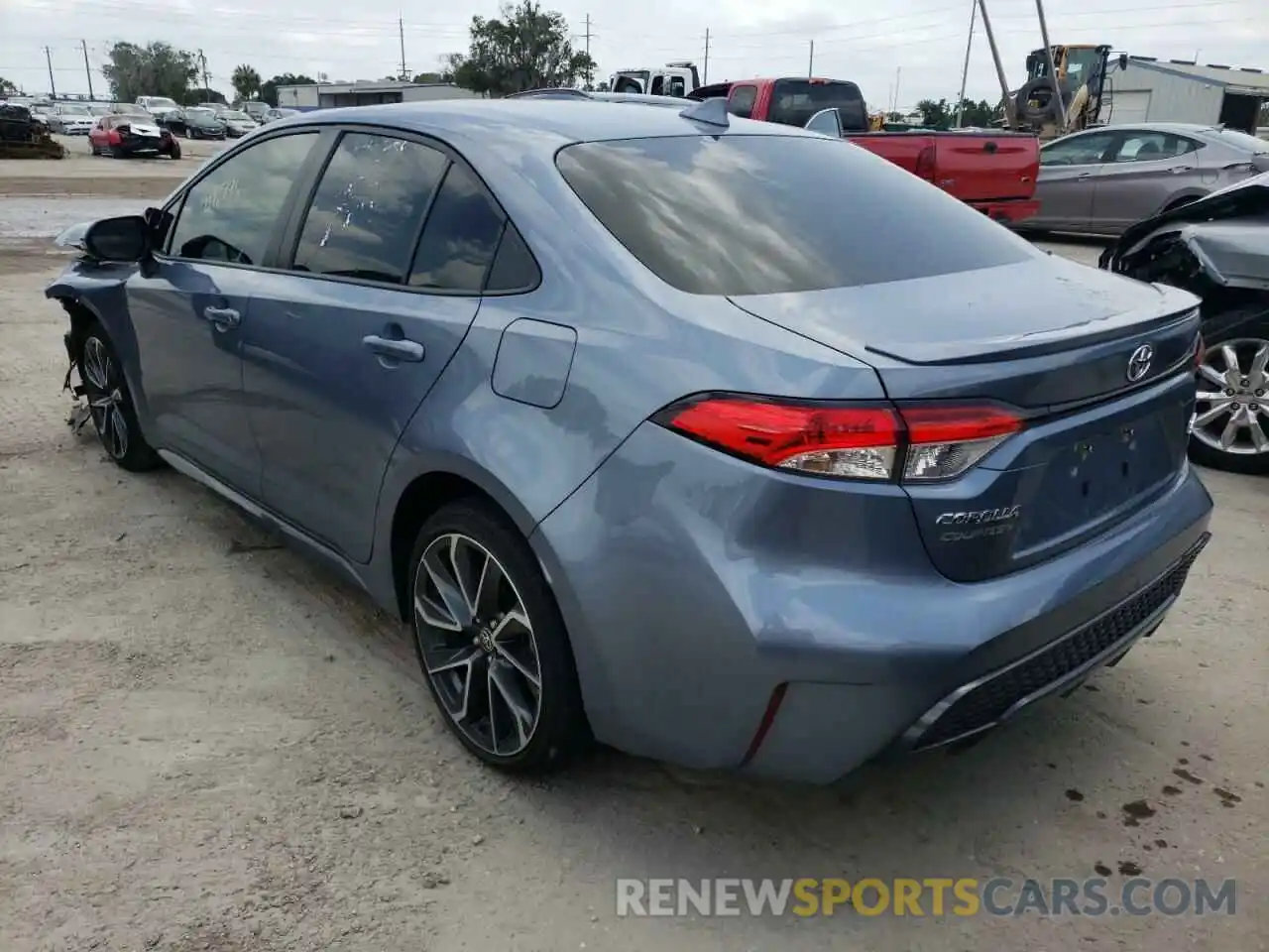 3 Photograph of a damaged car JTDP4RCE4LJ046489 TOYOTA COROLLA 2020