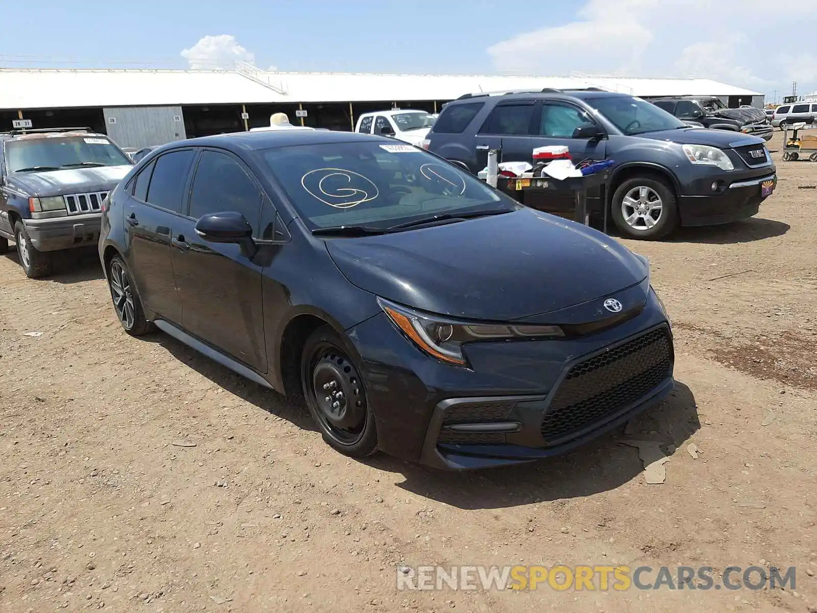 1 Photograph of a damaged car JTDP4RCE5LJ003456 TOYOTA COROLLA 2020