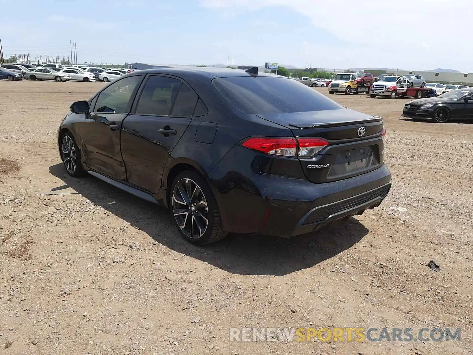 3 Photograph of a damaged car JTDP4RCE5LJ003456 TOYOTA COROLLA 2020