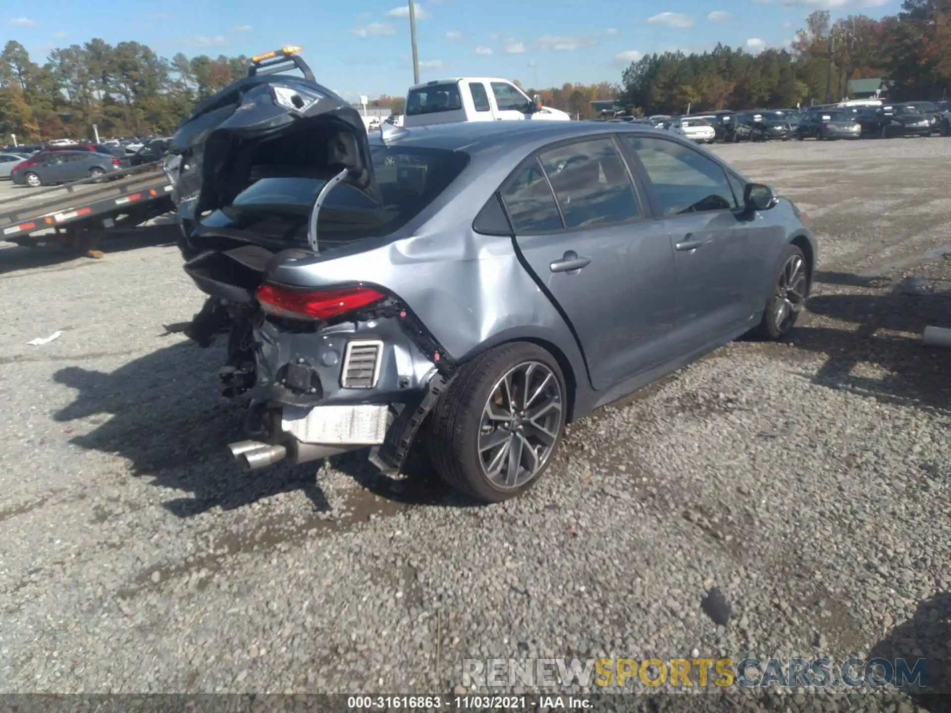 4 Photograph of a damaged car JTDP4RCE5LJ003599 TOYOTA COROLLA 2020