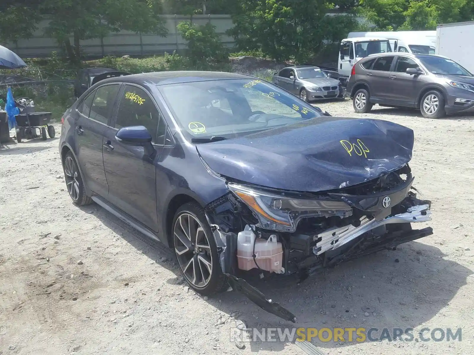 1 Photograph of a damaged car JTDP4RCE5LJ004932 TOYOTA COROLLA 2020