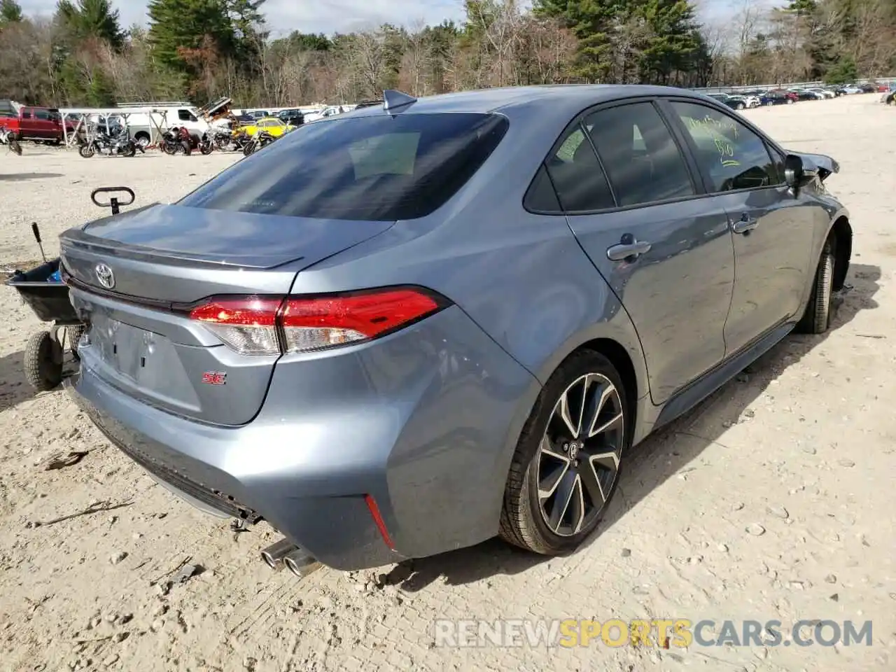 4 Photograph of a damaged car JTDP4RCE5LJ005076 TOYOTA COROLLA 2020