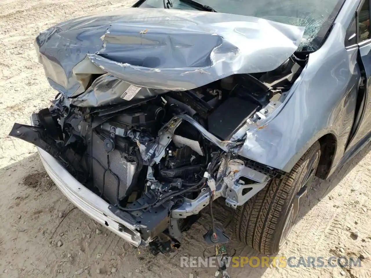 9 Photograph of a damaged car JTDP4RCE5LJ005076 TOYOTA COROLLA 2020