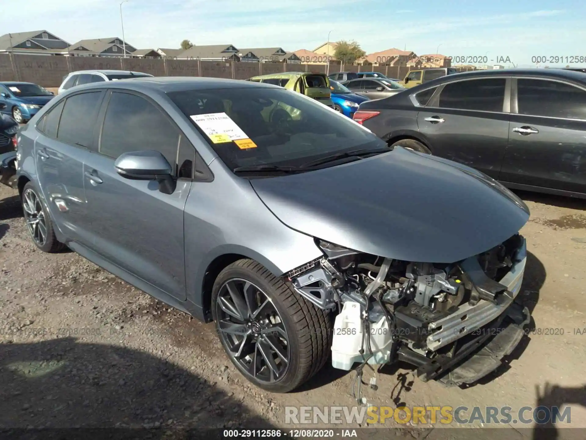 1 Photograph of a damaged car JTDP4RCE5LJ005109 TOYOTA COROLLA 2020