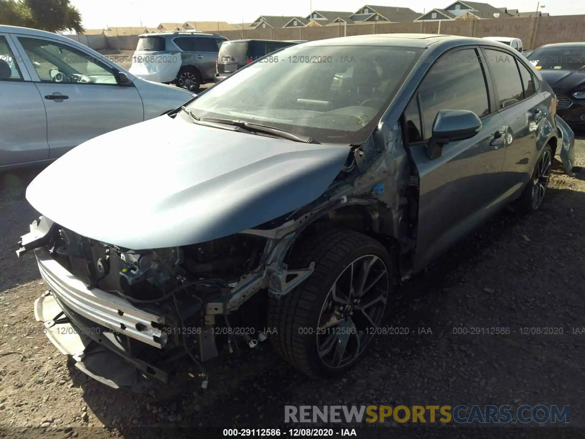 2 Photograph of a damaged car JTDP4RCE5LJ005109 TOYOTA COROLLA 2020