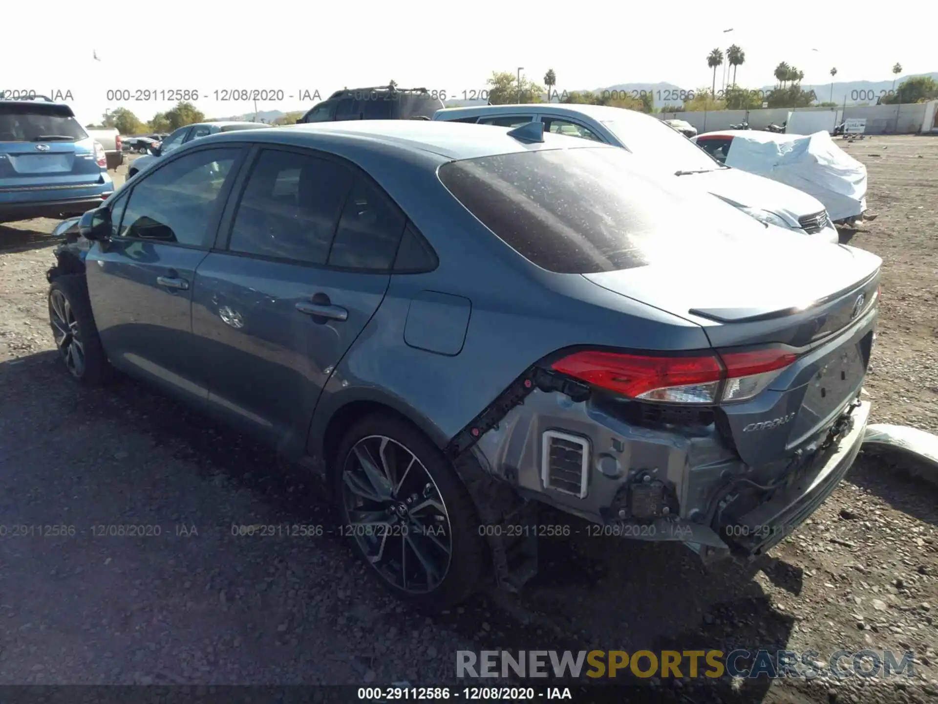 3 Photograph of a damaged car JTDP4RCE5LJ005109 TOYOTA COROLLA 2020