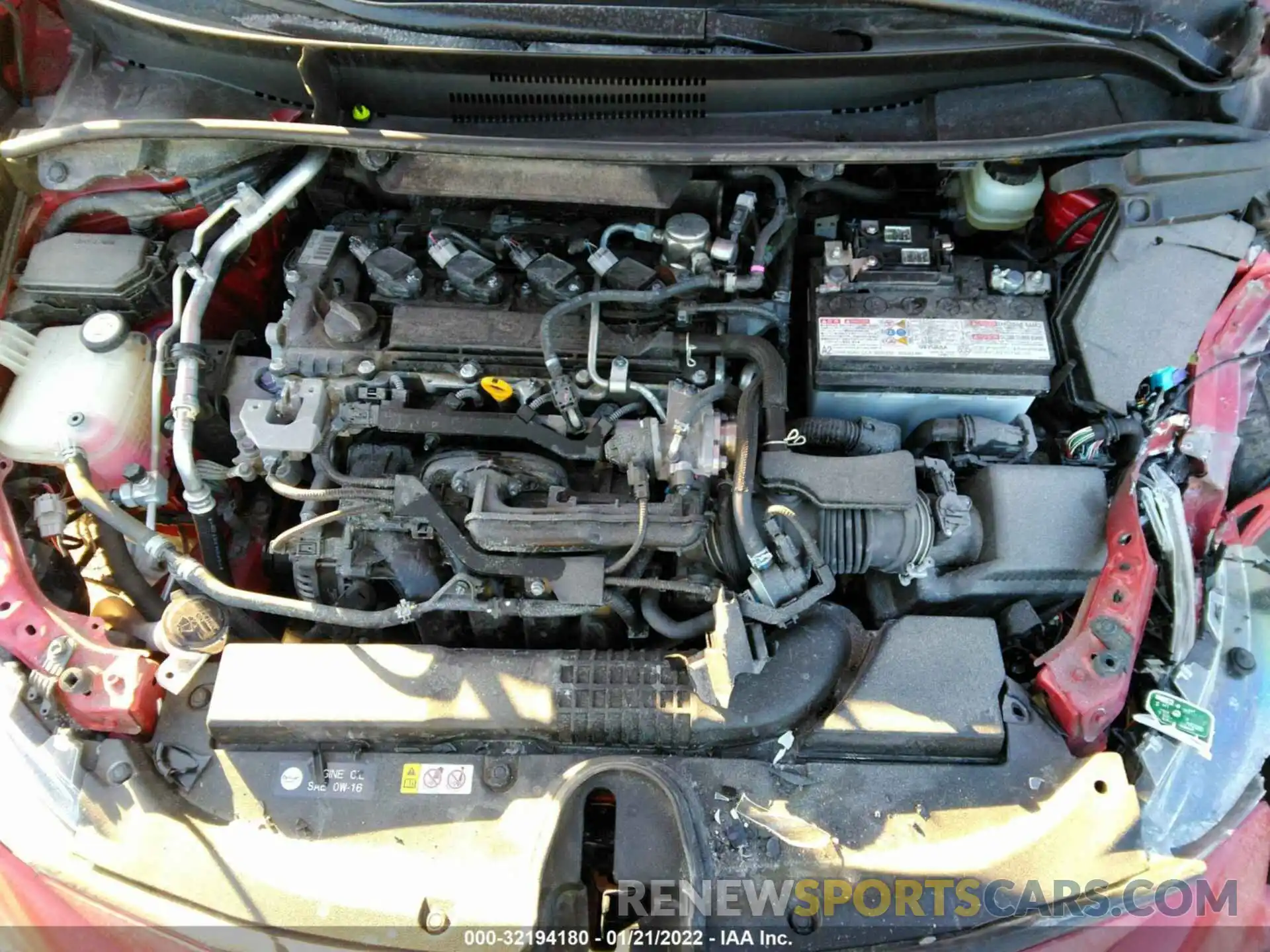 10 Photograph of a damaged car JTDP4RCE5LJ006521 TOYOTA COROLLA 2020