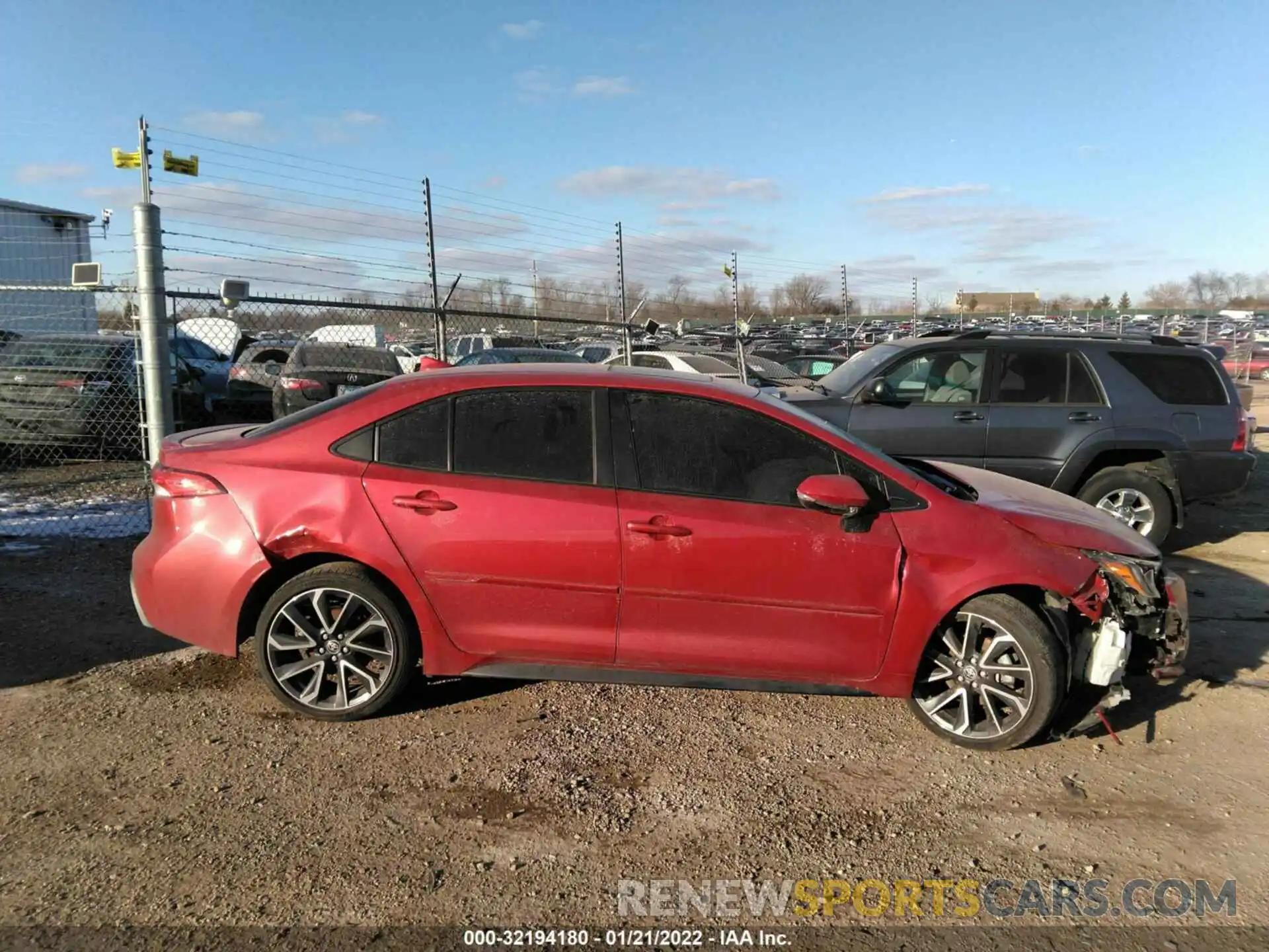 6 Photograph of a damaged car JTDP4RCE5LJ006521 TOYOTA COROLLA 2020