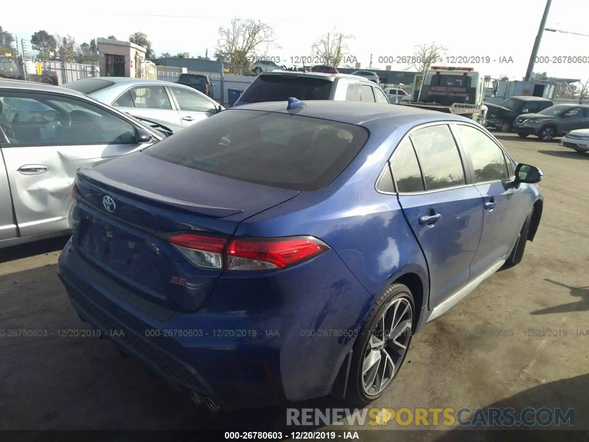 4 Photograph of a damaged car JTDP4RCE5LJ008088 TOYOTA COROLLA 2020