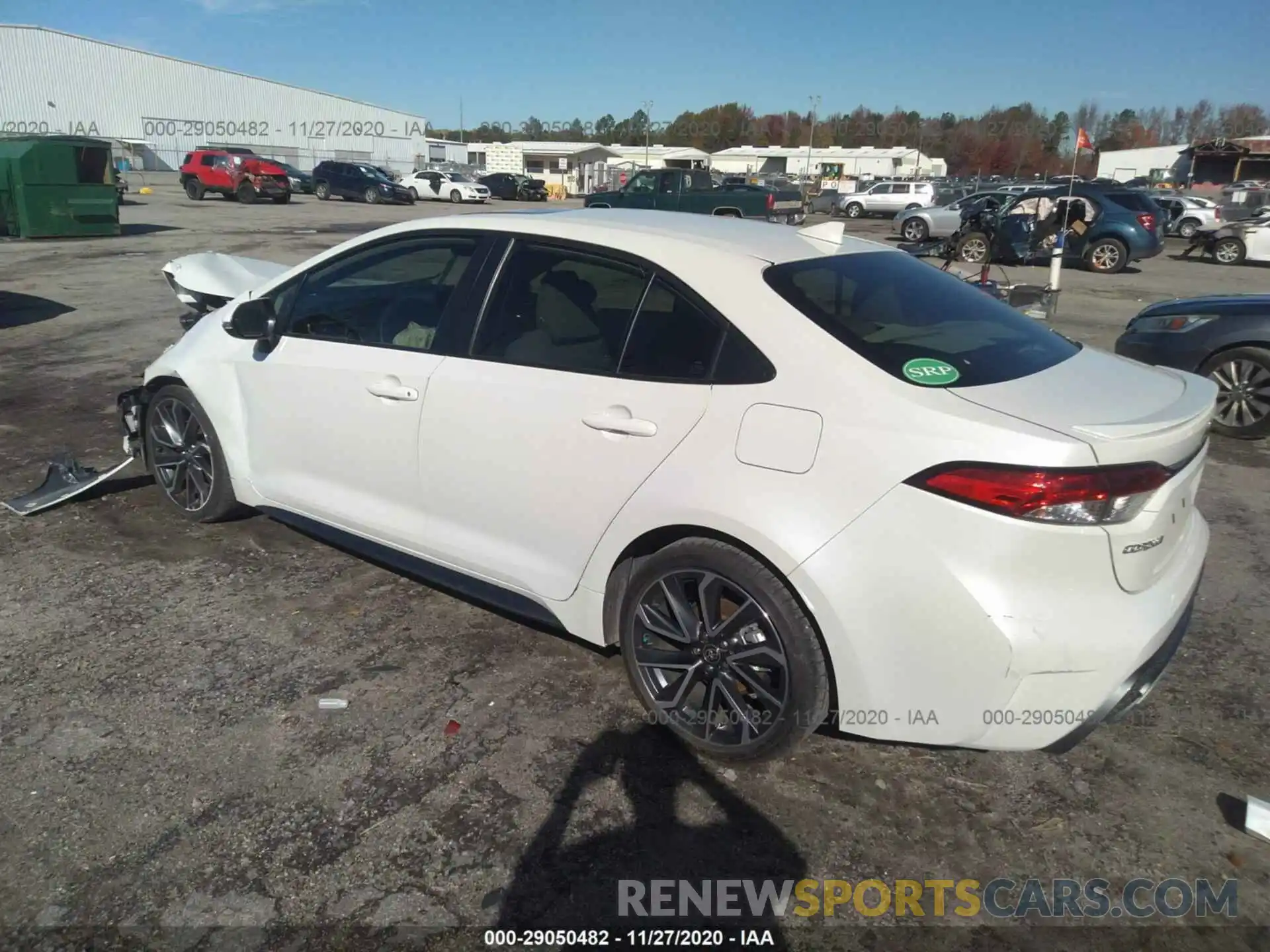 3 Photograph of a damaged car JTDP4RCE5LJ009077 TOYOTA COROLLA 2020