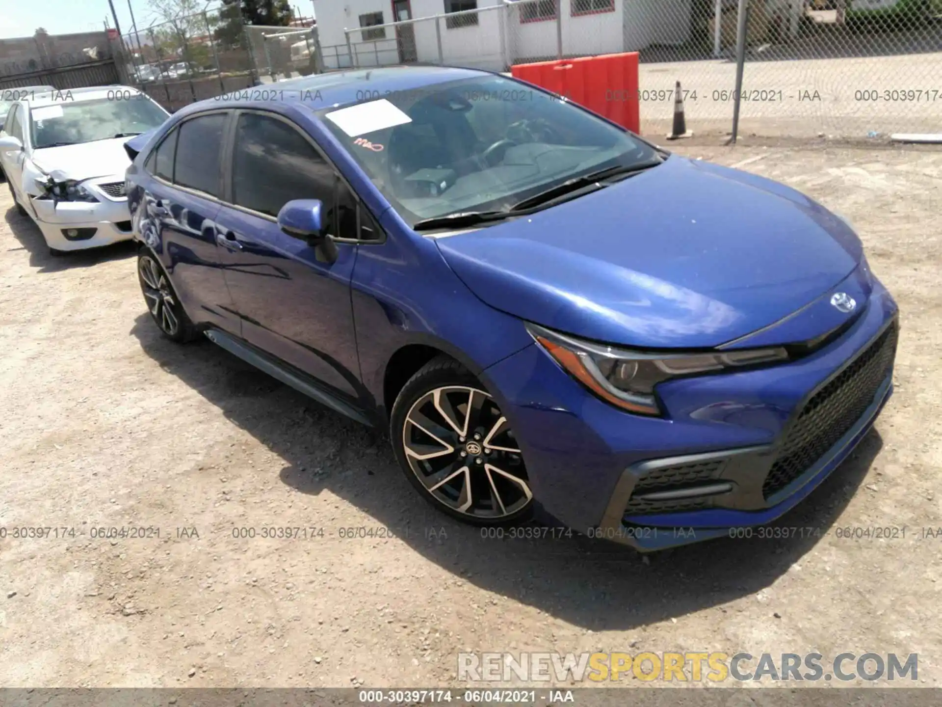 1 Photograph of a damaged car JTDP4RCE5LJ009483 TOYOTA COROLLA 2020