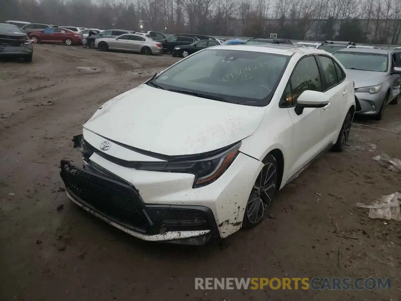 2 Photograph of a damaged car JTDP4RCE5LJ010696 TOYOTA COROLLA 2020