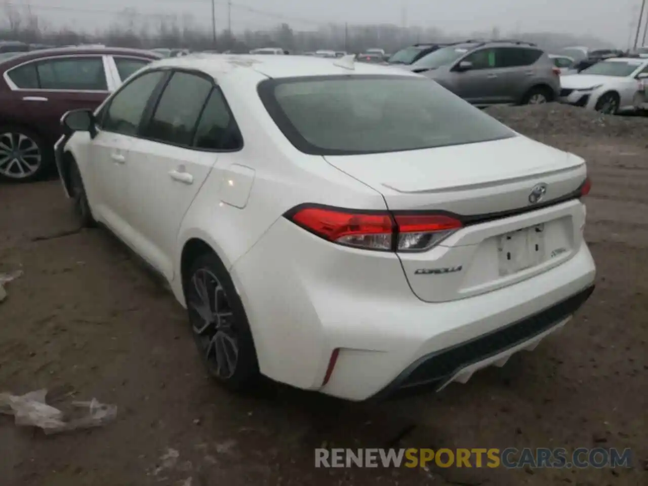 3 Photograph of a damaged car JTDP4RCE5LJ010696 TOYOTA COROLLA 2020